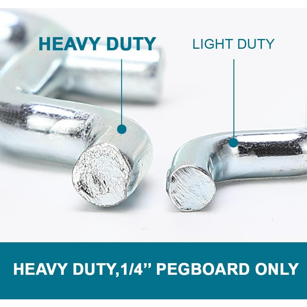 Ganchos de Tablero de Clavos Daanxw 99 Piezas Alta Resistencia