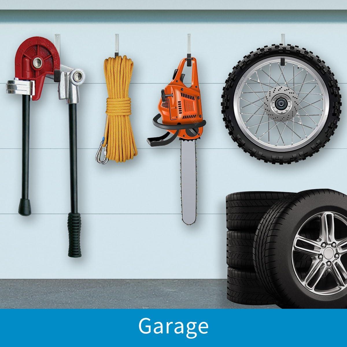 Ganchos de Acero GeeWatom para Montaje en Pared - 2 Piezas