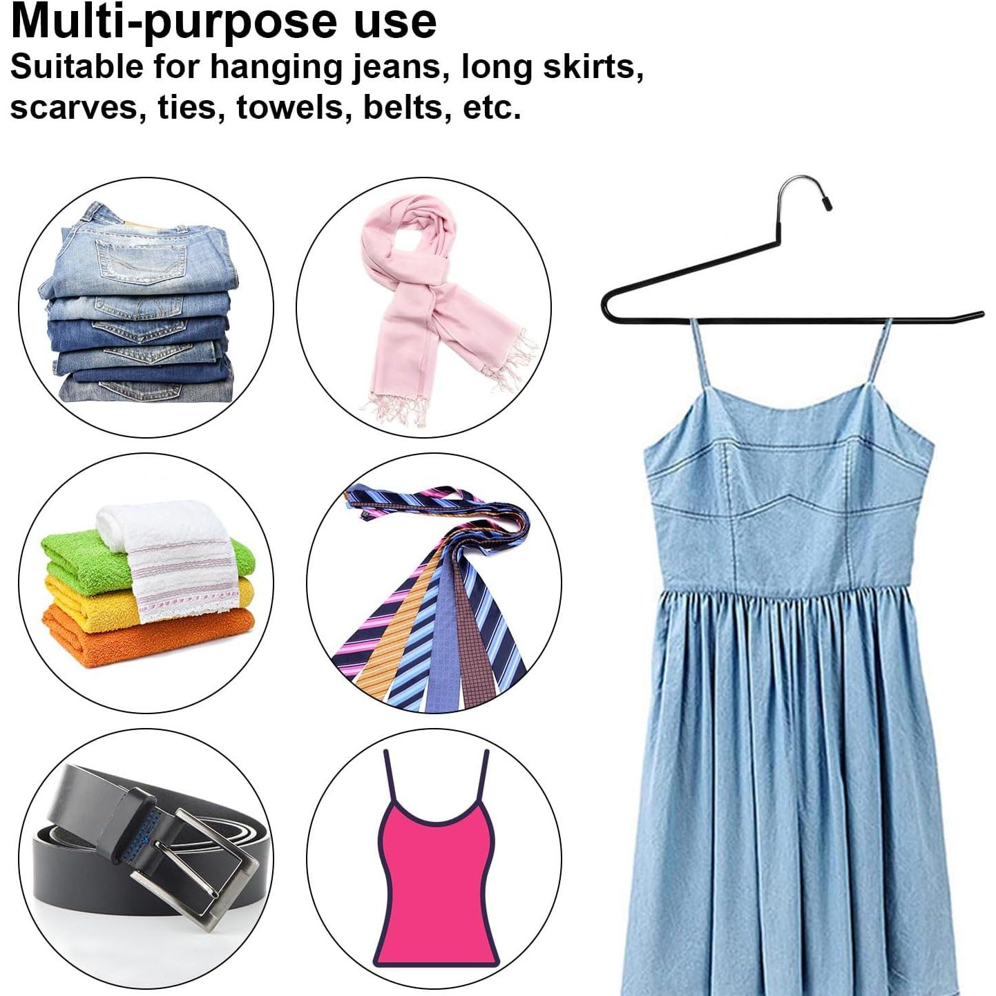 Perchero de Pantalones Devesanter - 30 Unidades Metal Antideslizante