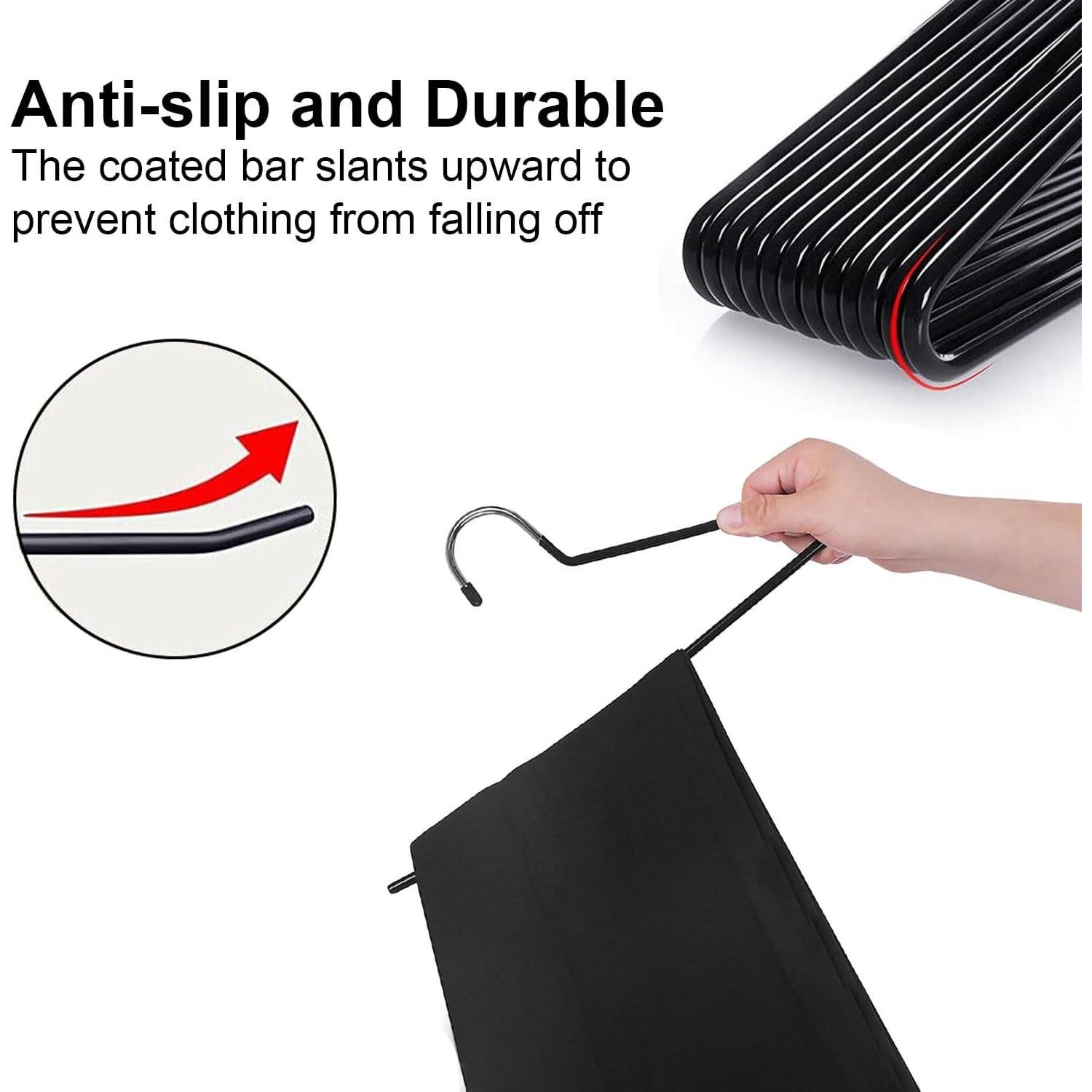 Perchero de Pantalones Devesanter - 30 Unidades Metal Antideslizante