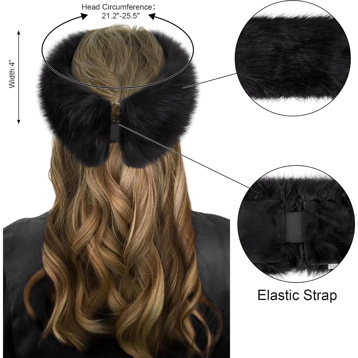 Diadema de Invierno Loritta para Mujeres - Calentadores de Oídos Peludos