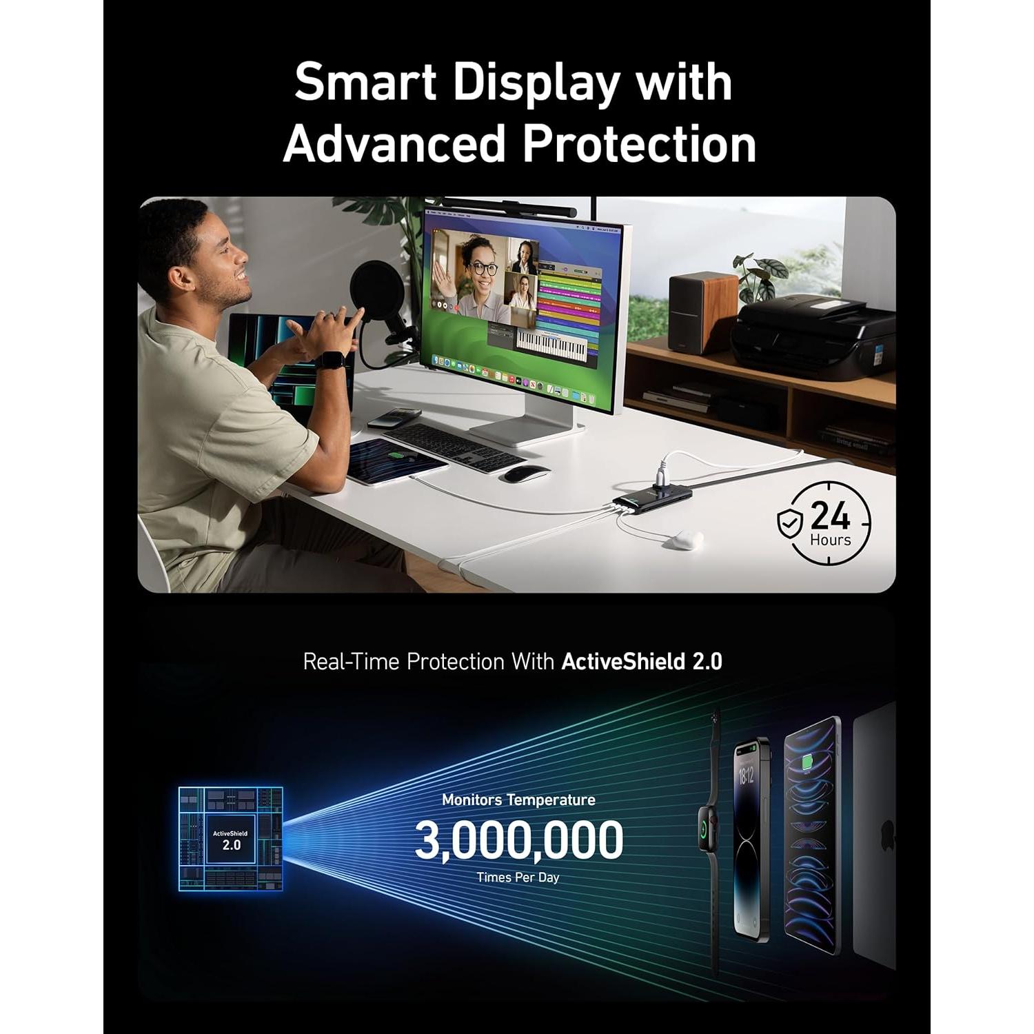 Estación de Carga Anker Prime 6-en-1 140W USB C Compacta