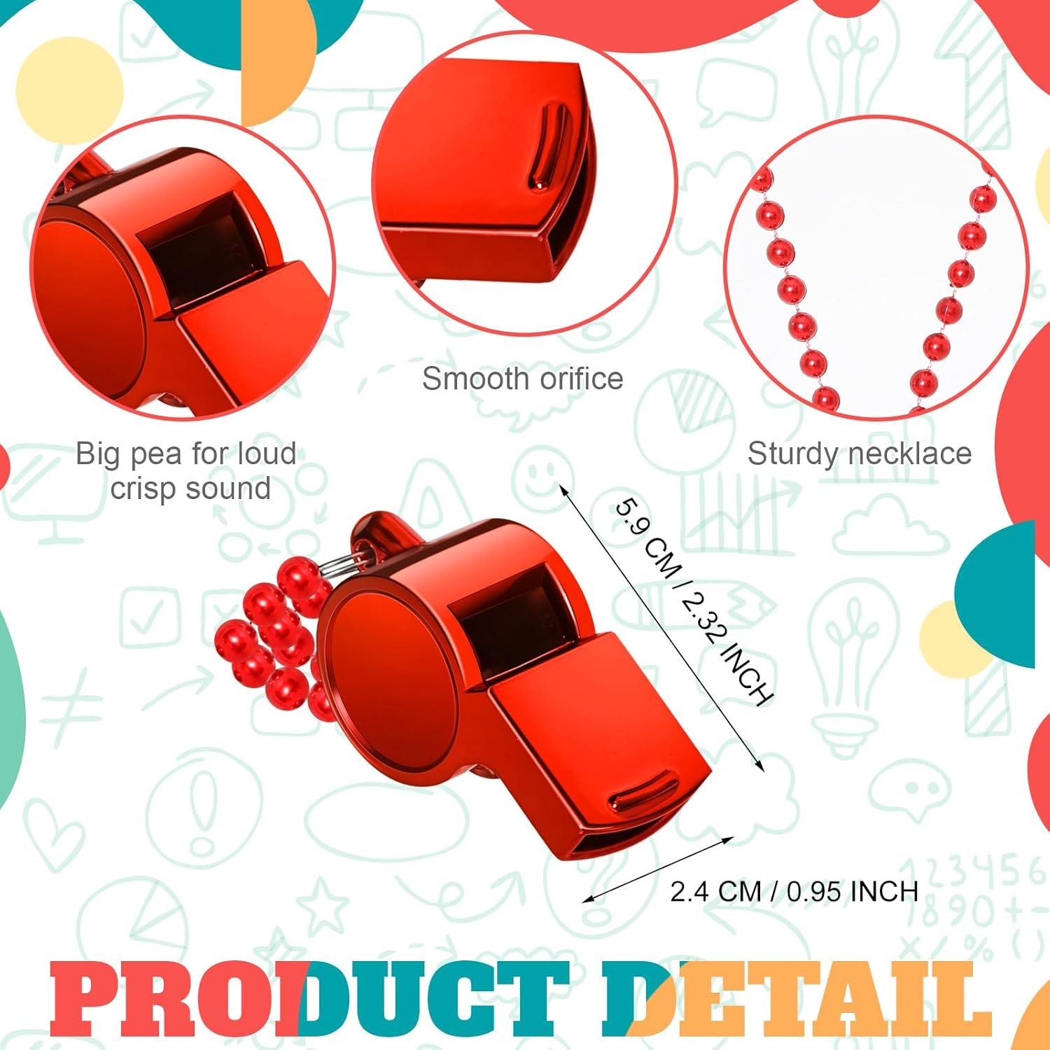 Collar con Silbato LIANGYUNZE - Set de 6 Unidades, Ligero y Duradero