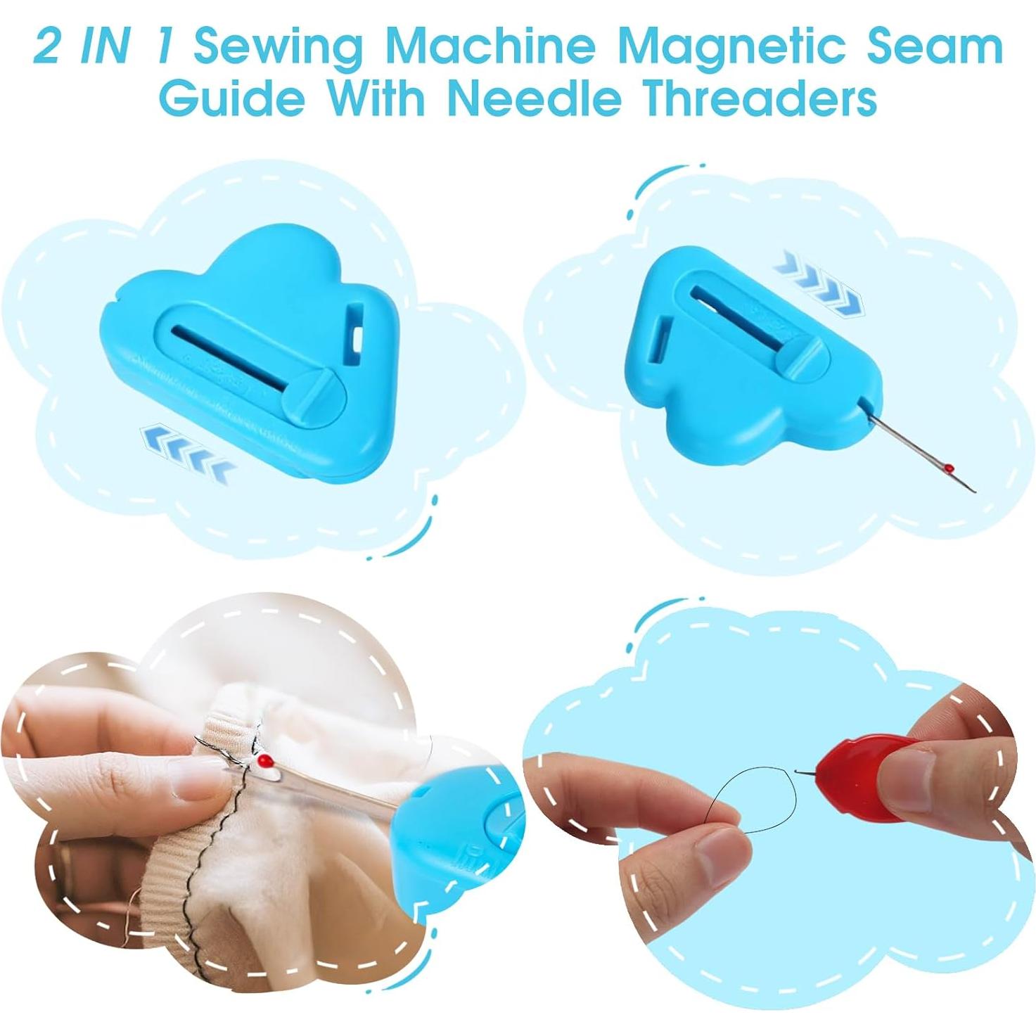 Guía Magnética de Costura FARIRICAJON con Desgarrador 2 en 1