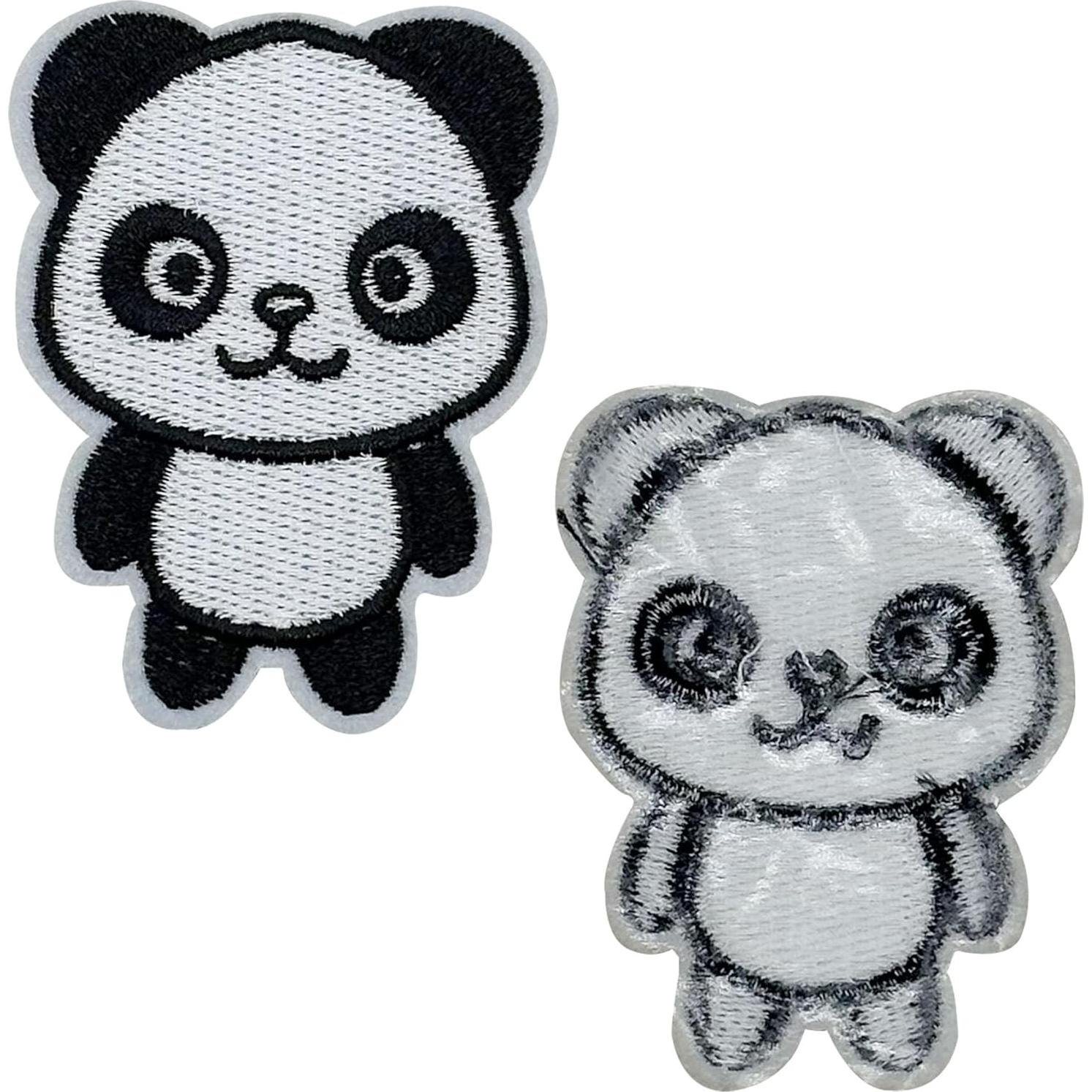 Parches Bordados Woohome 16 PCS para Planchar o Coser Negros