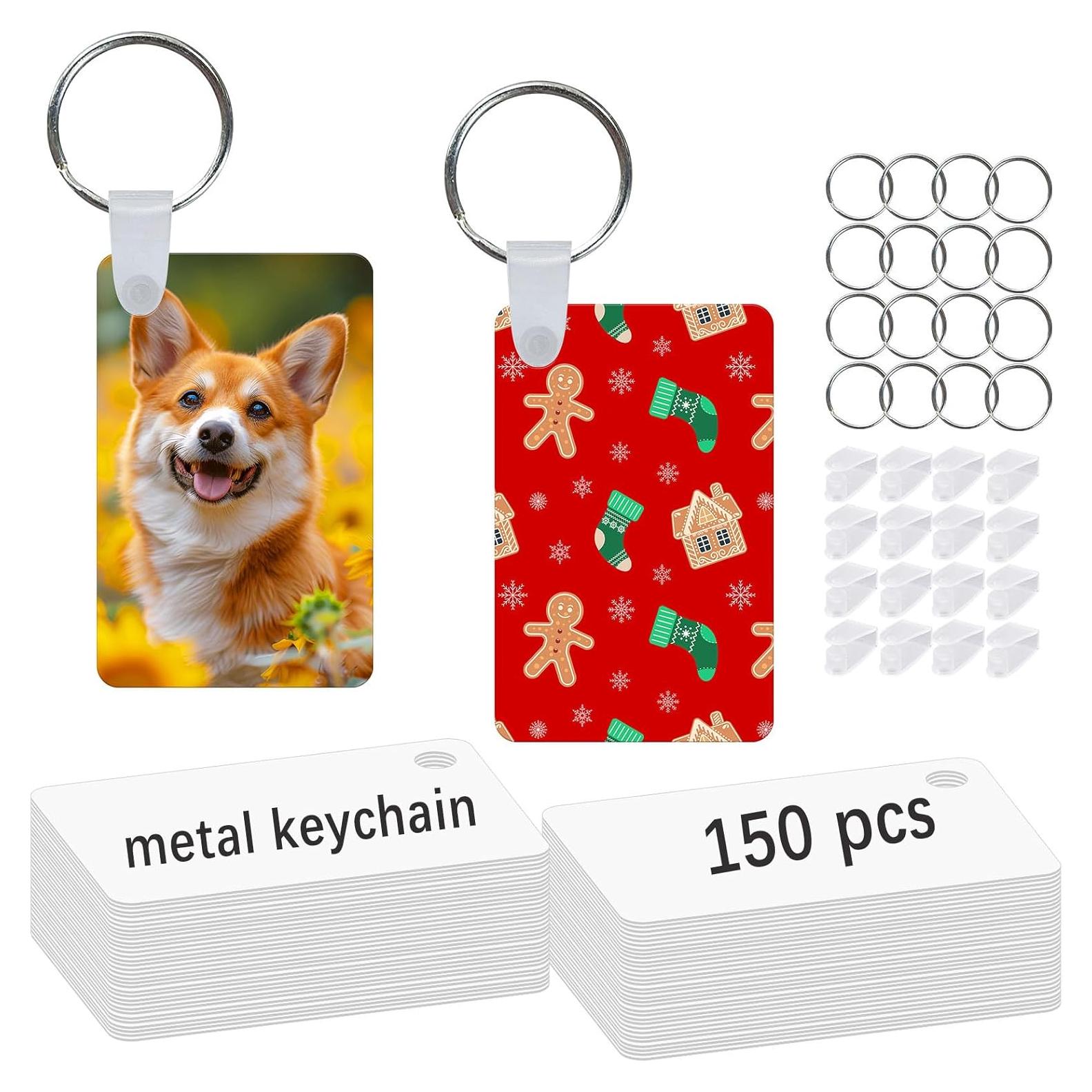 150 Piezas Llavero de Sublimación Doble Cara GEKIXUTP