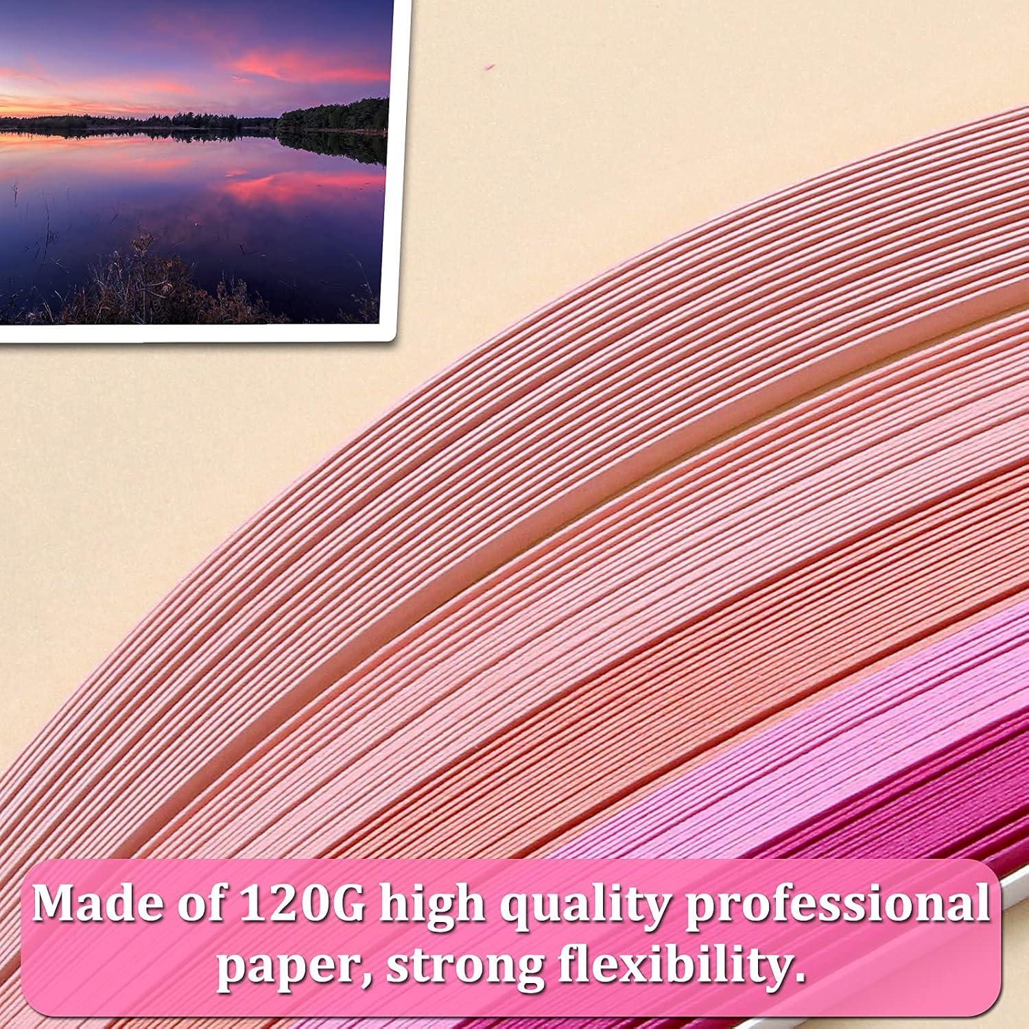 Zorfeter 9 Sets Multi-Color Quilling Paper Strips Kits 900 Strips 42 Colors, 3mm Width, 15" Length