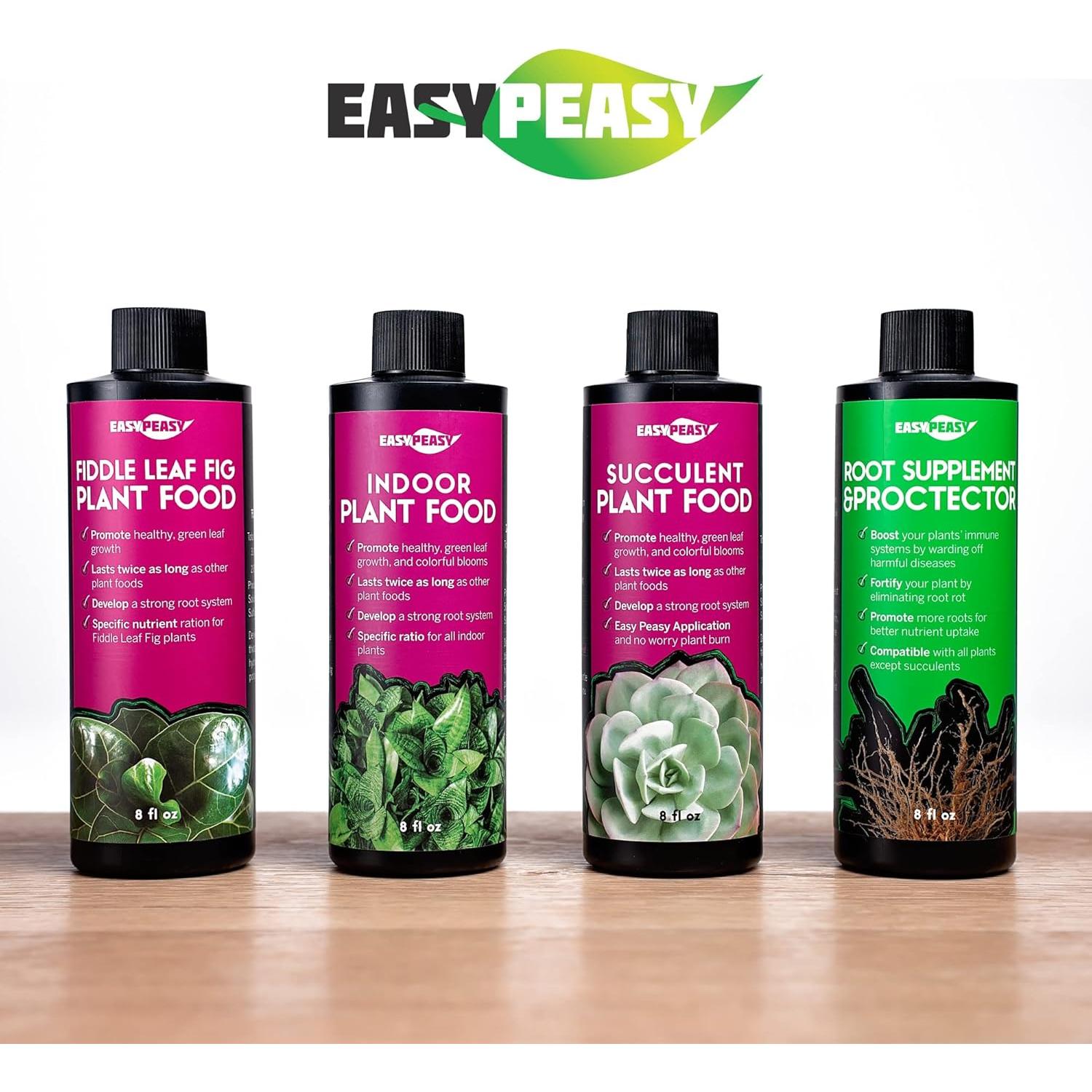 Fertilizante Líquido para Plantas de Interior Easy Peasy 4-3-4 - 236.6 ml