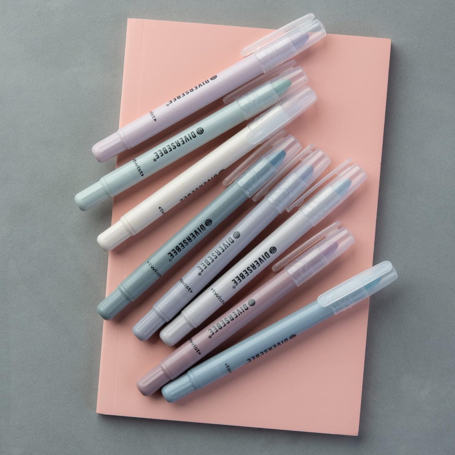 Marcadores de Gel DiverseBee para Biblia Sin Sangrado - 8 Colores