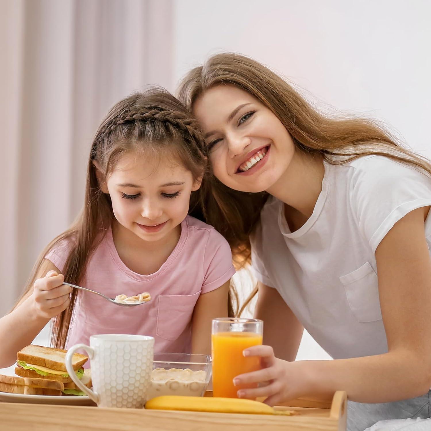 Juego de Cubiertos para Niños WXCWYQR - 12 Piezas Acero Inoxidable