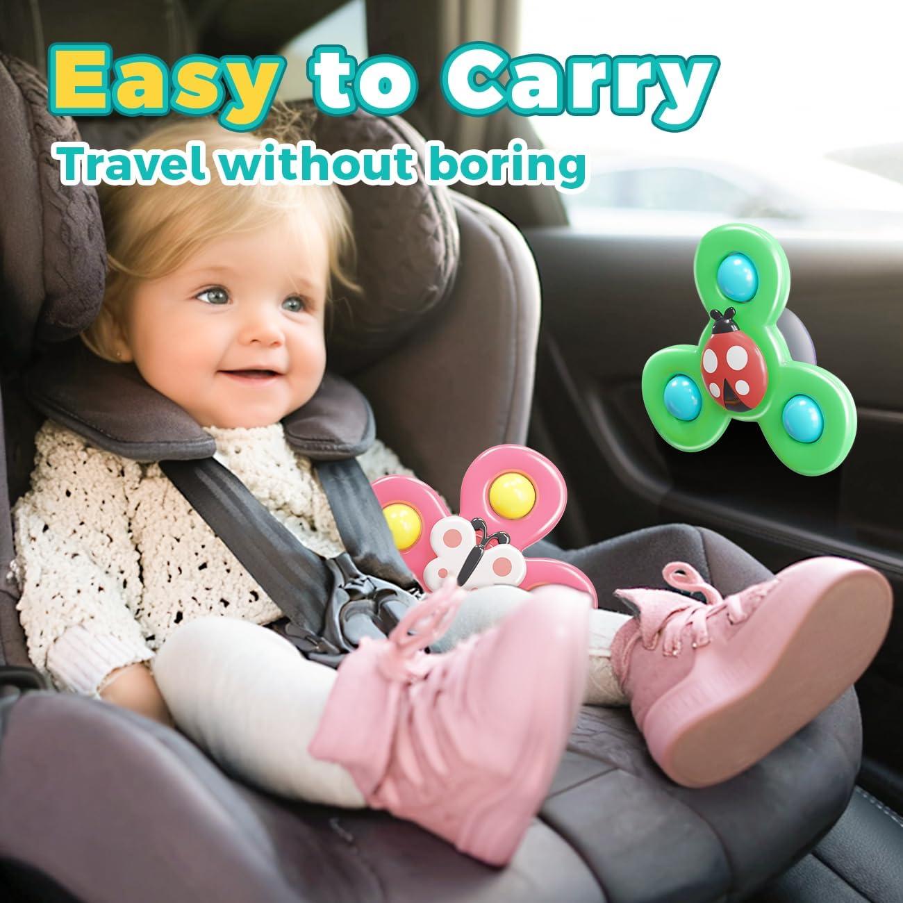 Juguetes de Spinner para Bebés Narrio - 3 Animales 12M-3A