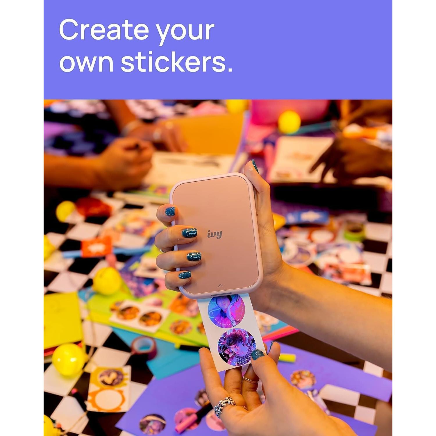 Impresora de Fotos Mini Canon IVY 2 Rosa Claro ZINK