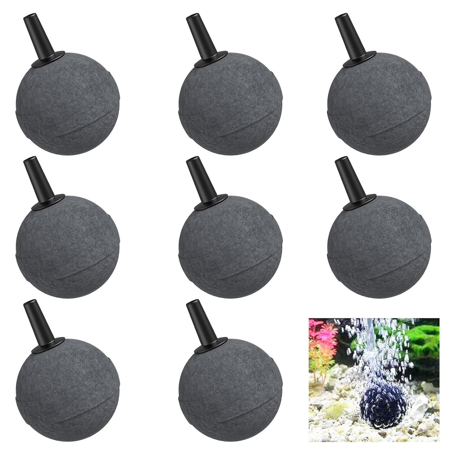 Paquete de 8 piedras de aire para acuario MoonOrange 3 cm