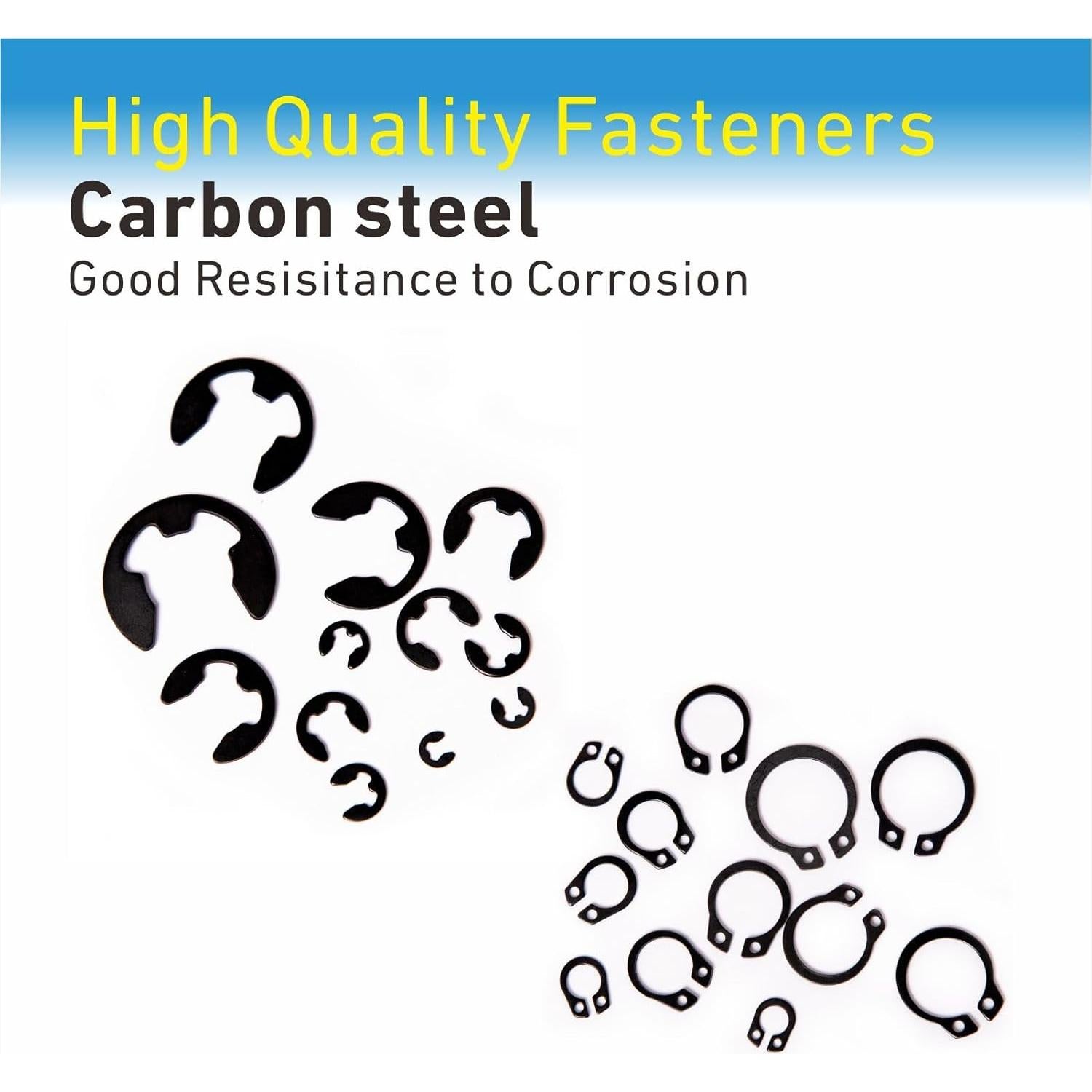 Juego de Clips de Retención Mariyandh 324 Pcs Acero Carbono