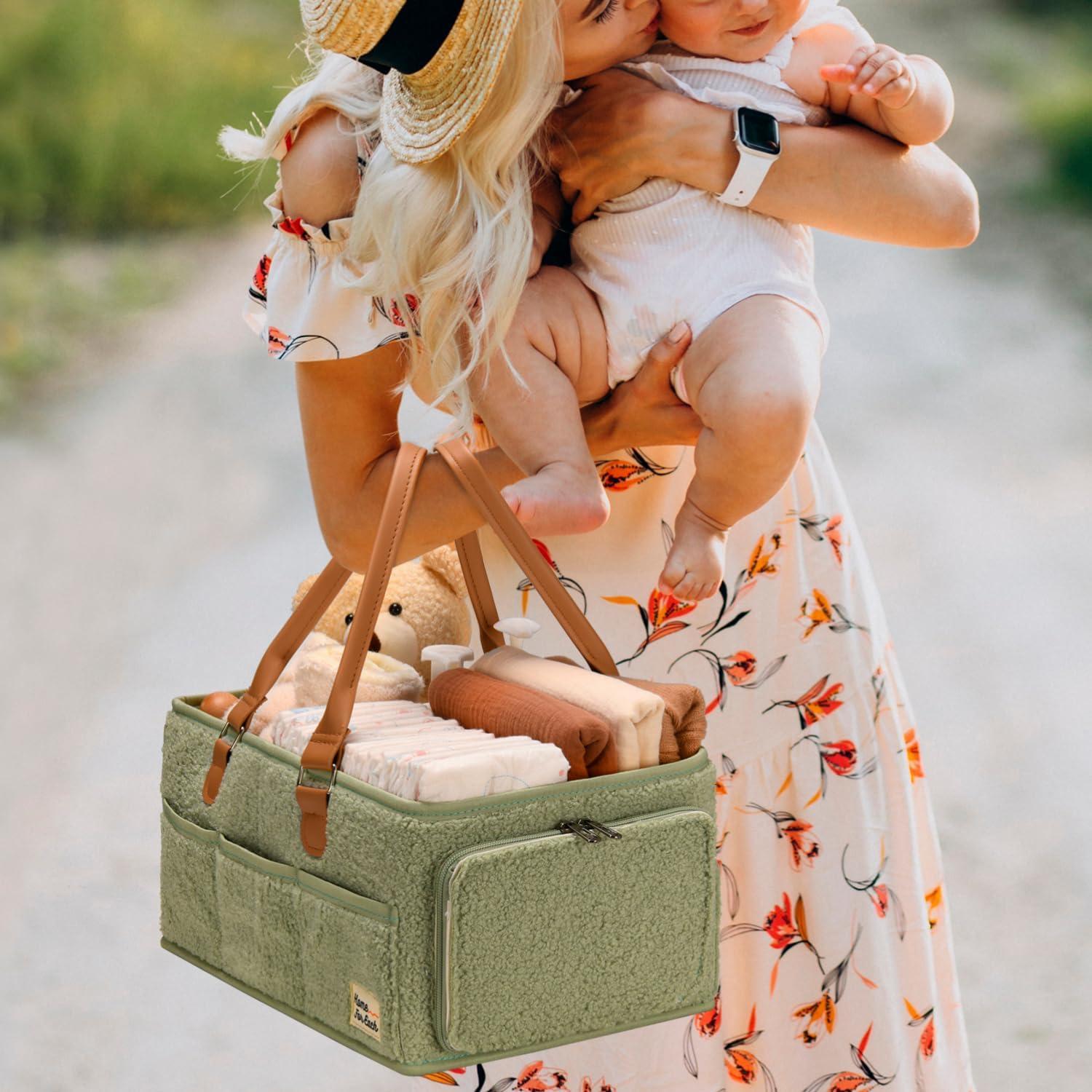 Organizador de Pañales HOGAR PARA CADA UNO Verde Ajustable