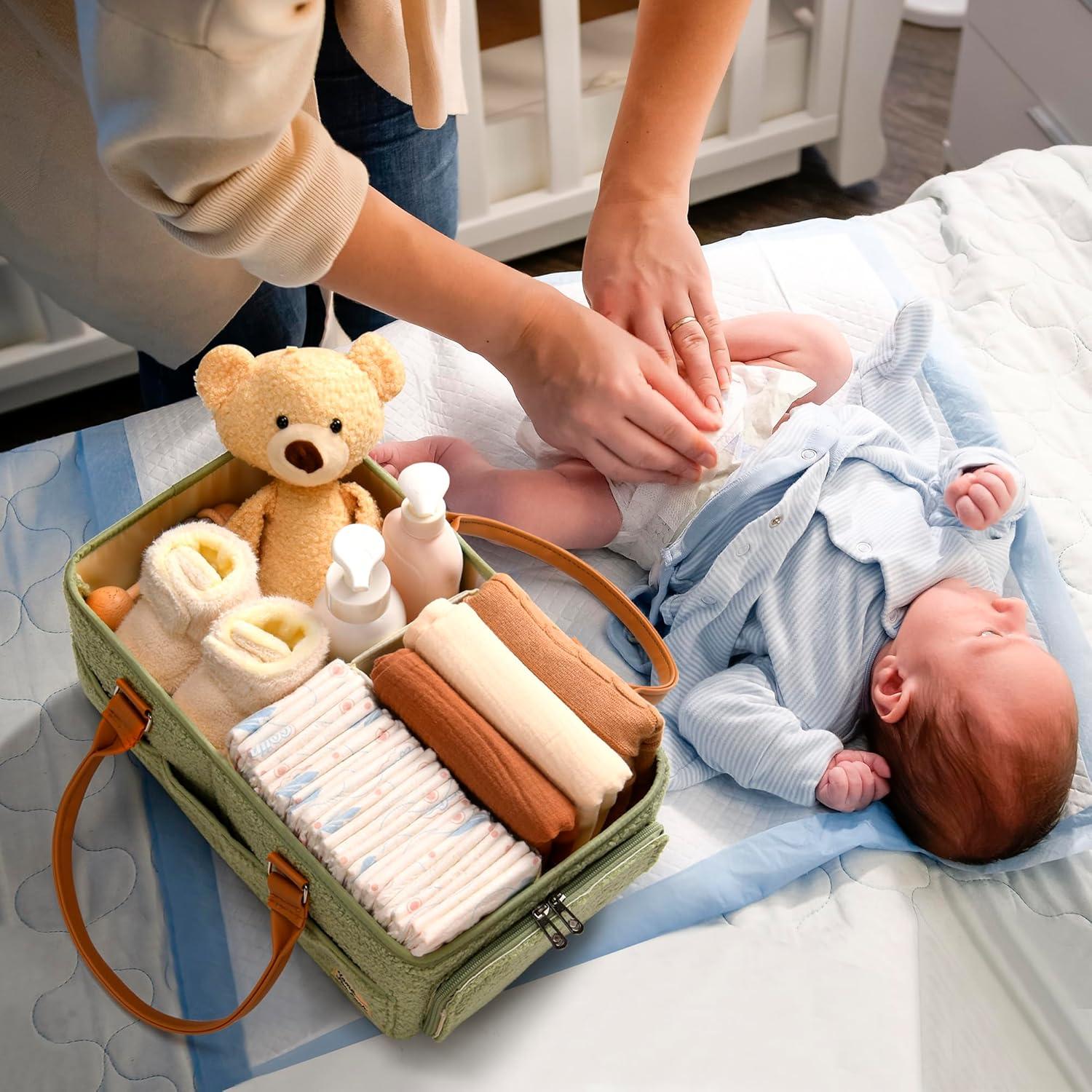 Organizador de Pañales HOGAR PARA CADA UNO Verde Ajustable