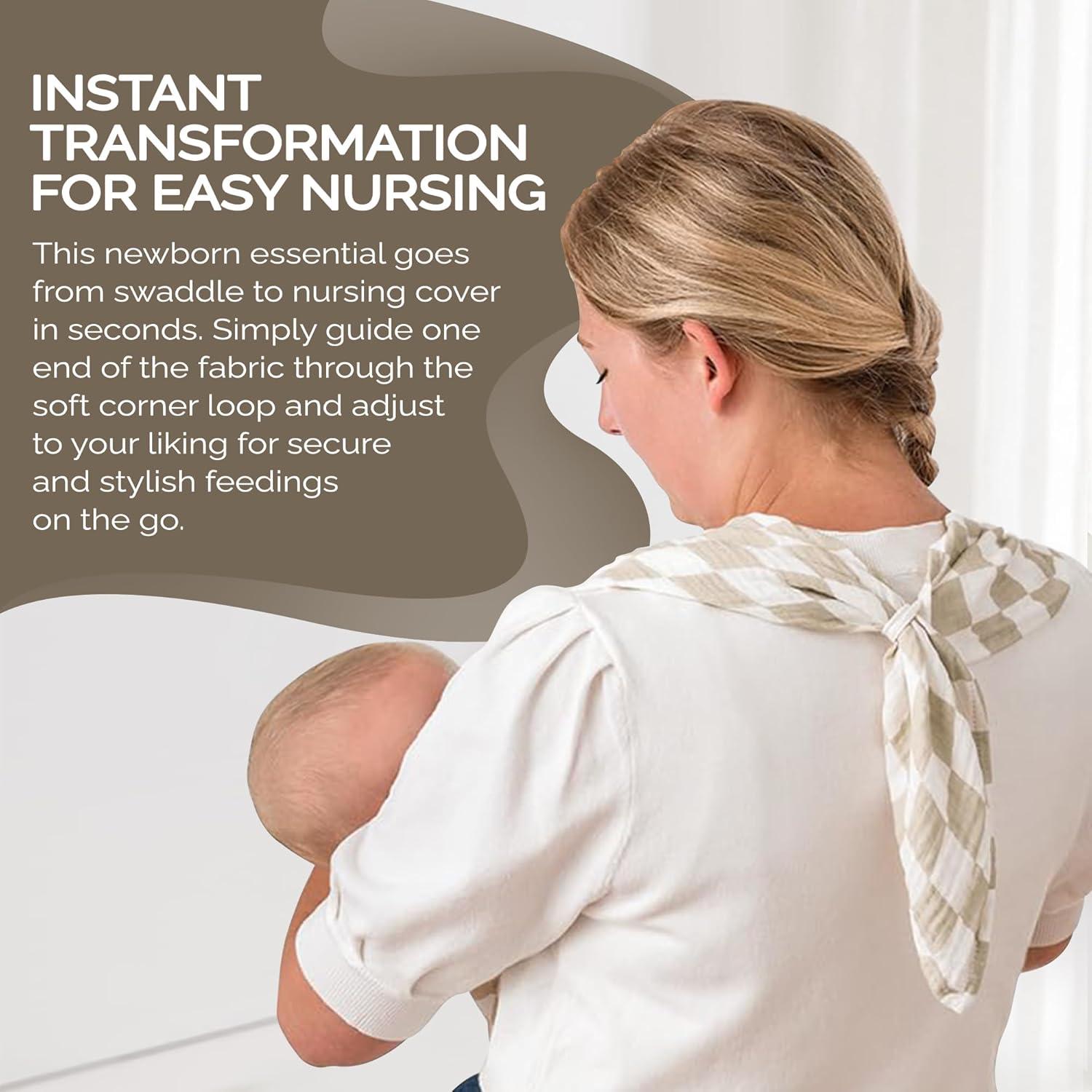 Cubierta de Lactancia Itzy Ritzy Multiusos 47x47 cm Algodón