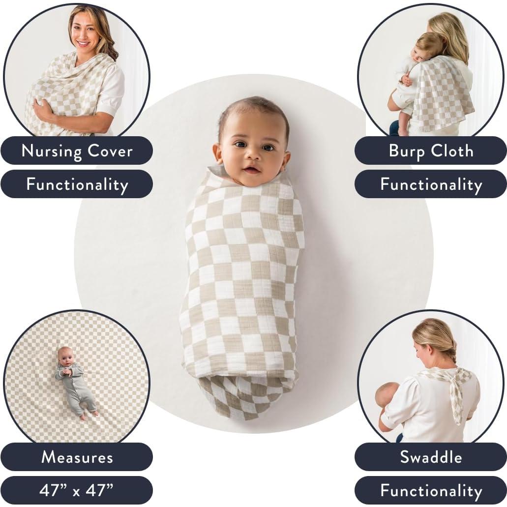 Cubierta de Lactancia Itzy Ritzy Multiusos 47x47 cm Algodón