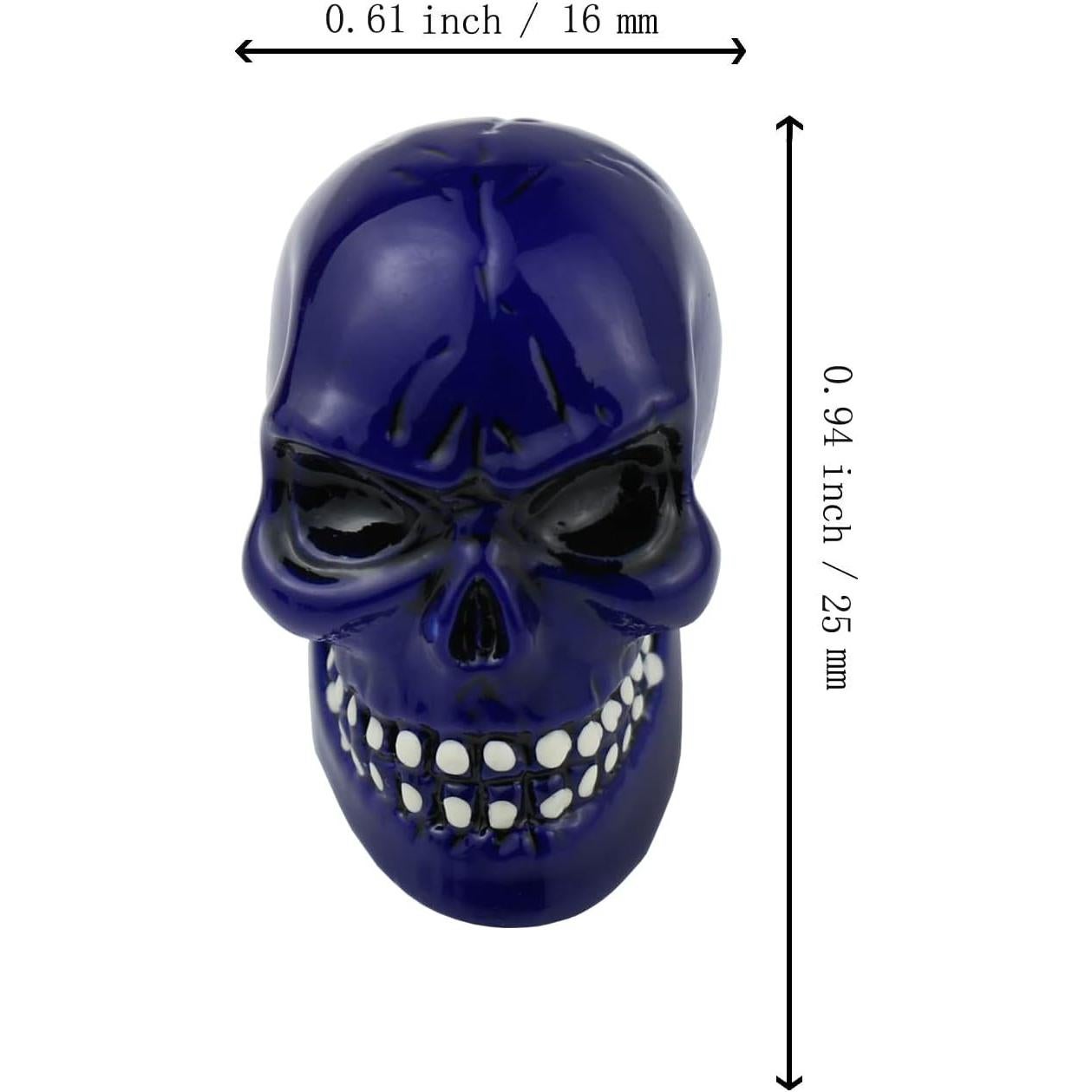 Tapas de Válvula de Neumáticos Bashineng Azul - 4 Piezas Universales