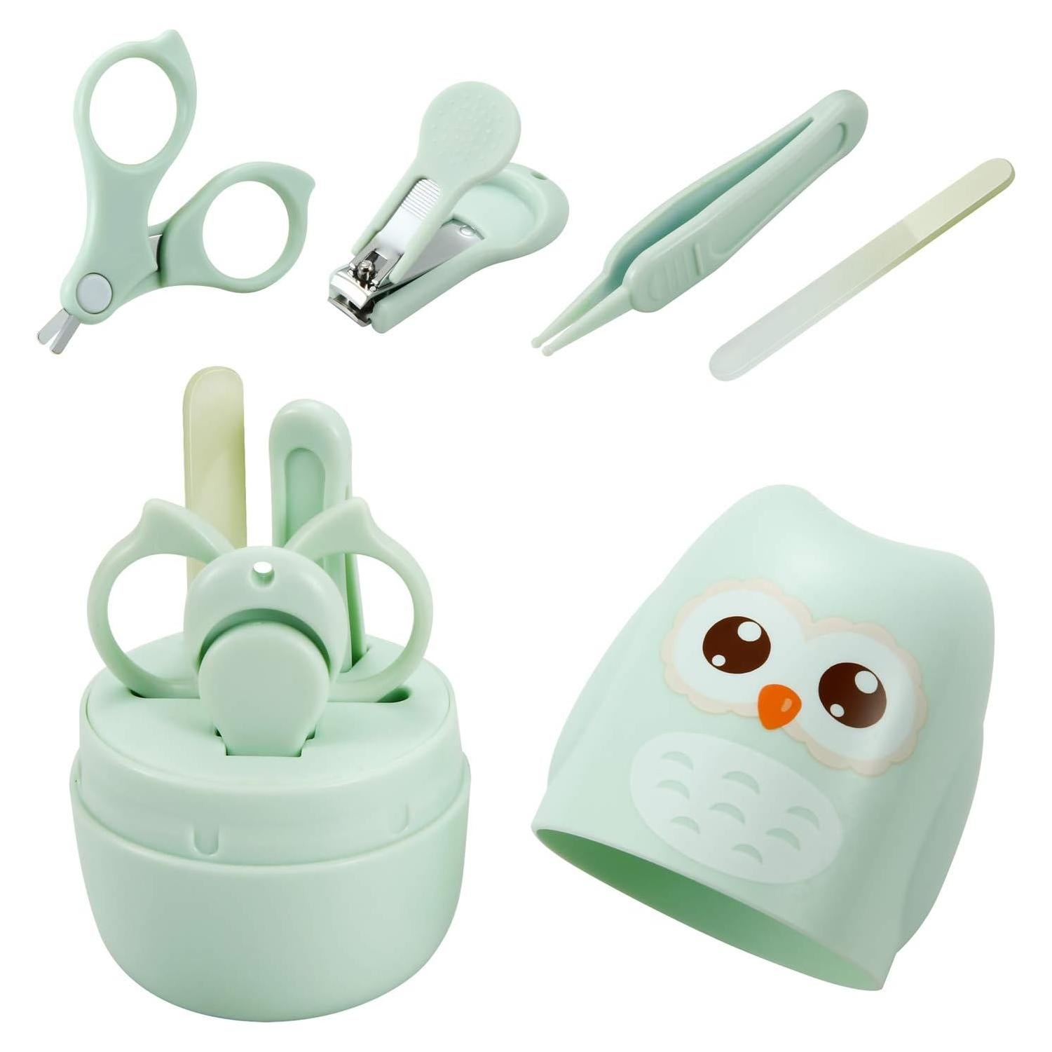 Kit de Cuidado de Manicura y Pedicura PandaEar Bebés 4 Piezas