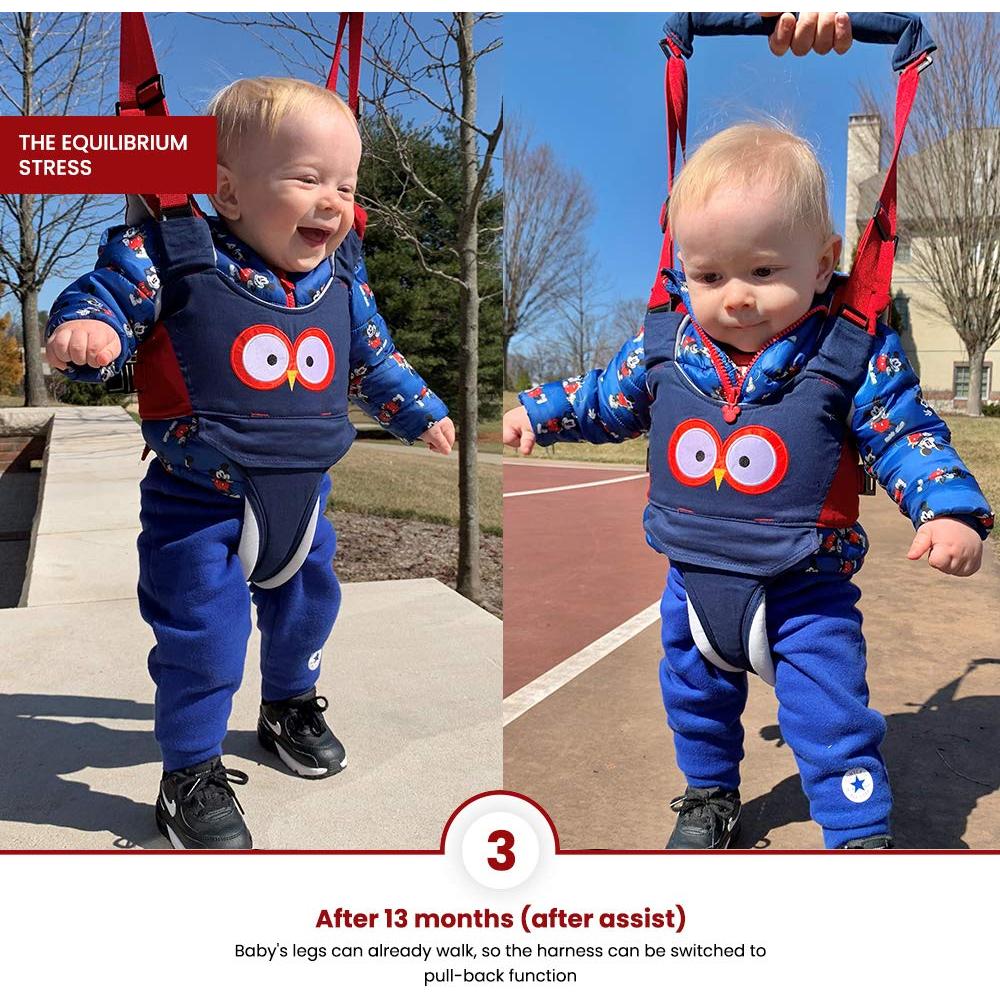 Arnés de Caminata para Bebés Z9 - Asistente de Mano Azul 0.28 kg