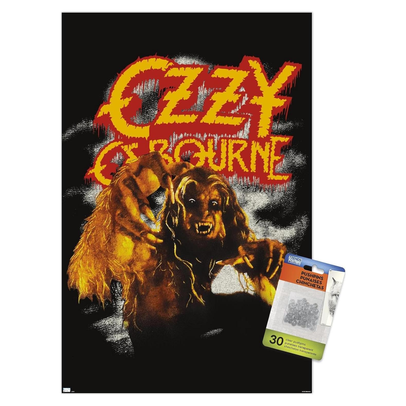 Póster de Pared Ozzy Osbourne Hombre Lobo 37.4x56.7cm Trends