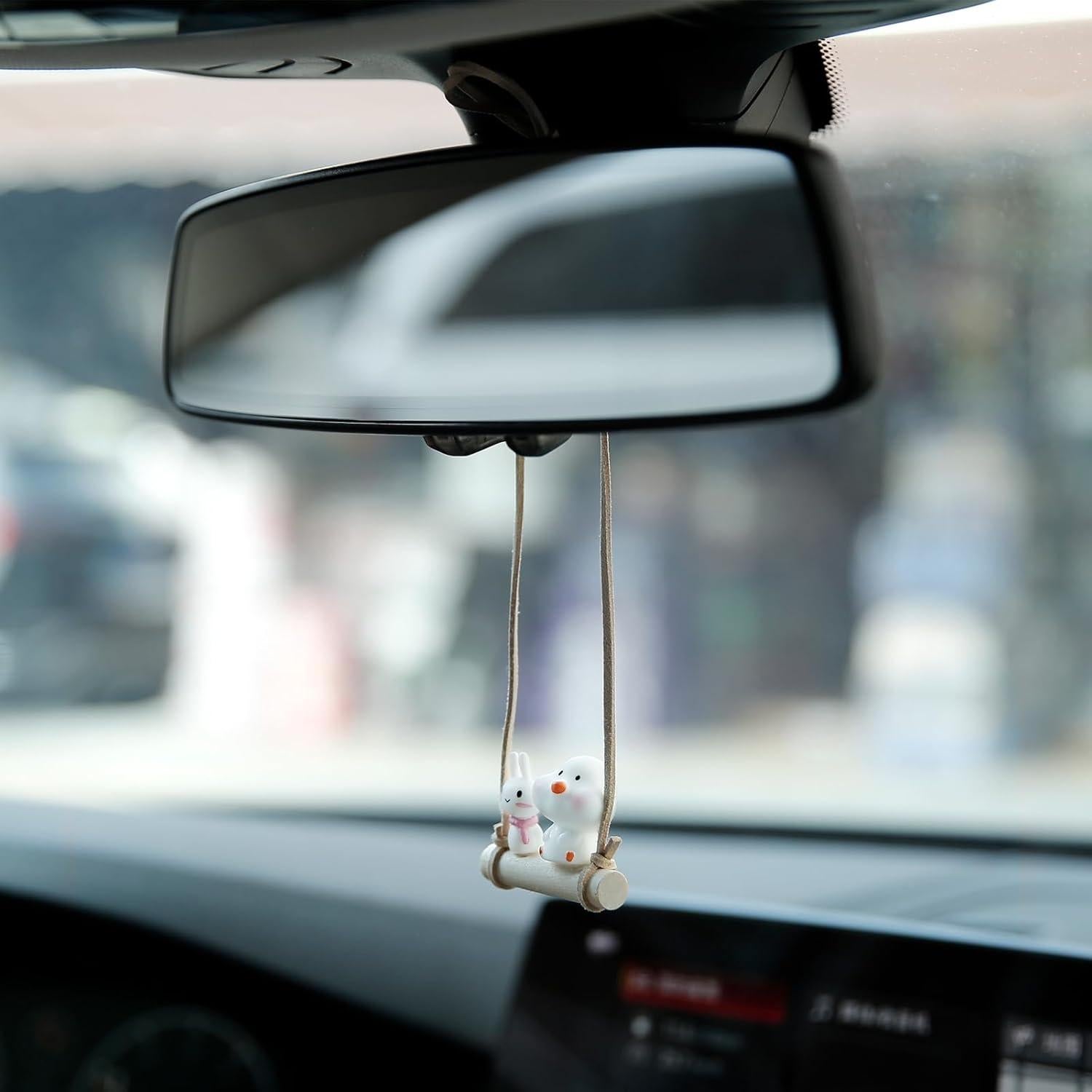 Colgantes de Espejo Retrovisor YGMONER - Pollo y Conejo