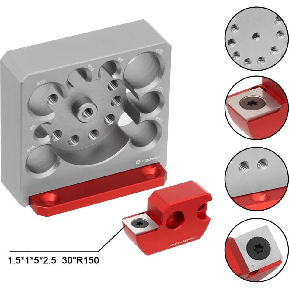 Herramienta de Fresado Ajustable KETEPED con Cuchilla de Carburo