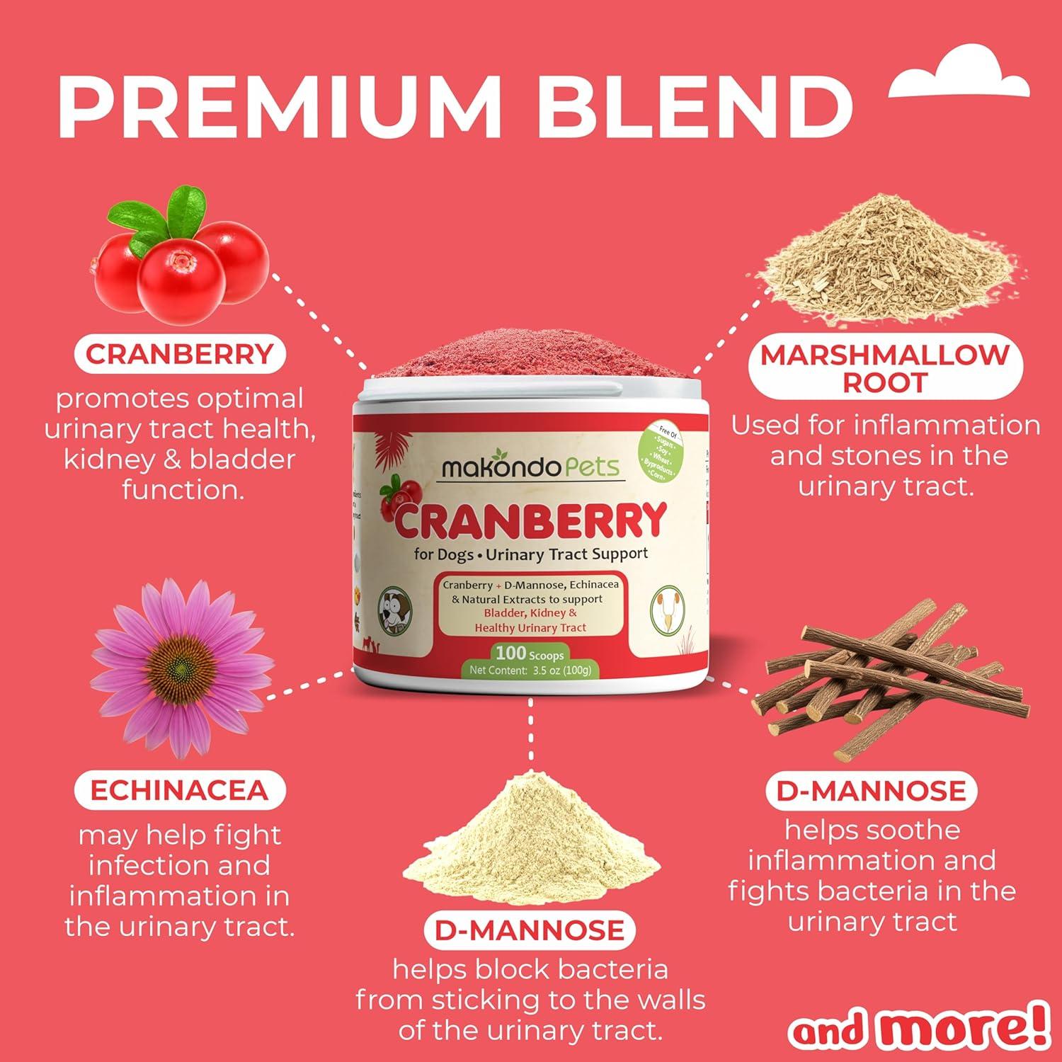 Suplemento Natural para Perros Makondo Pets - Arándano 100g