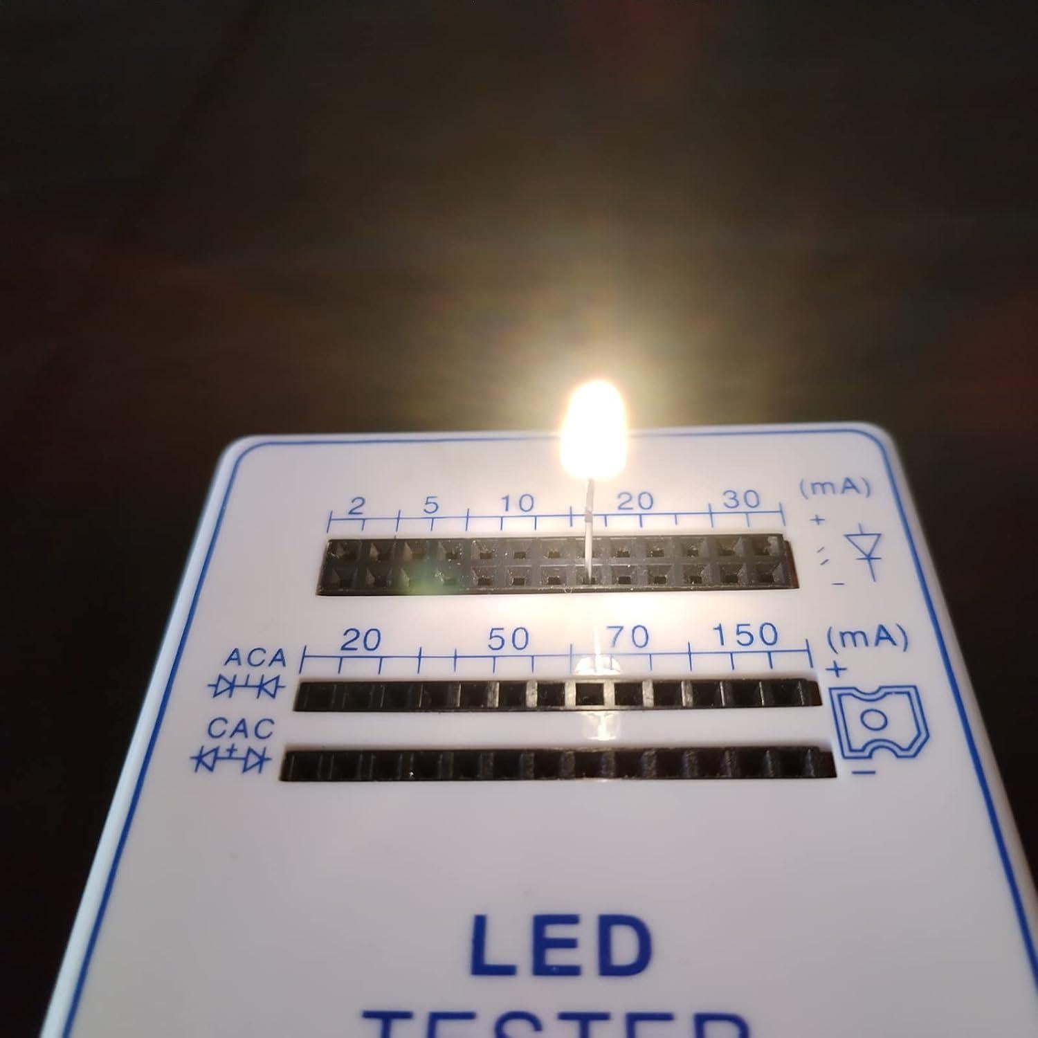 Luces LED 3mm Huadi 120Pcs Blanco Cálido 0.02kg