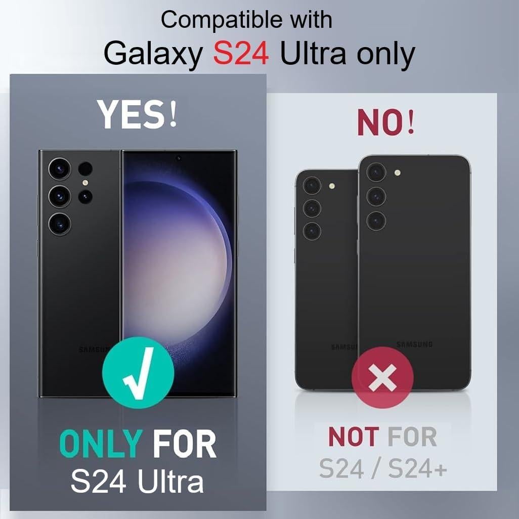 Funda NUVAVO para Galaxy S24 Ultra Transparente Magsafe