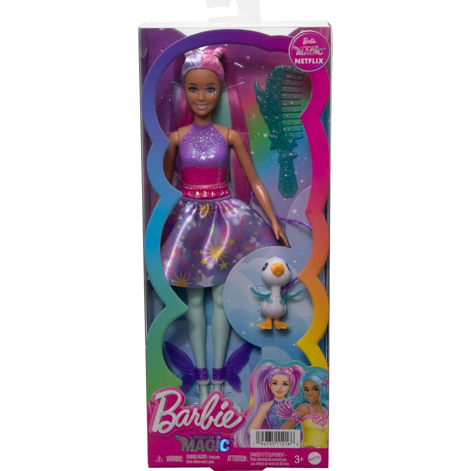 Muñeca Barbie Un Toque de Magia Glyph con Atuendo y Mascota