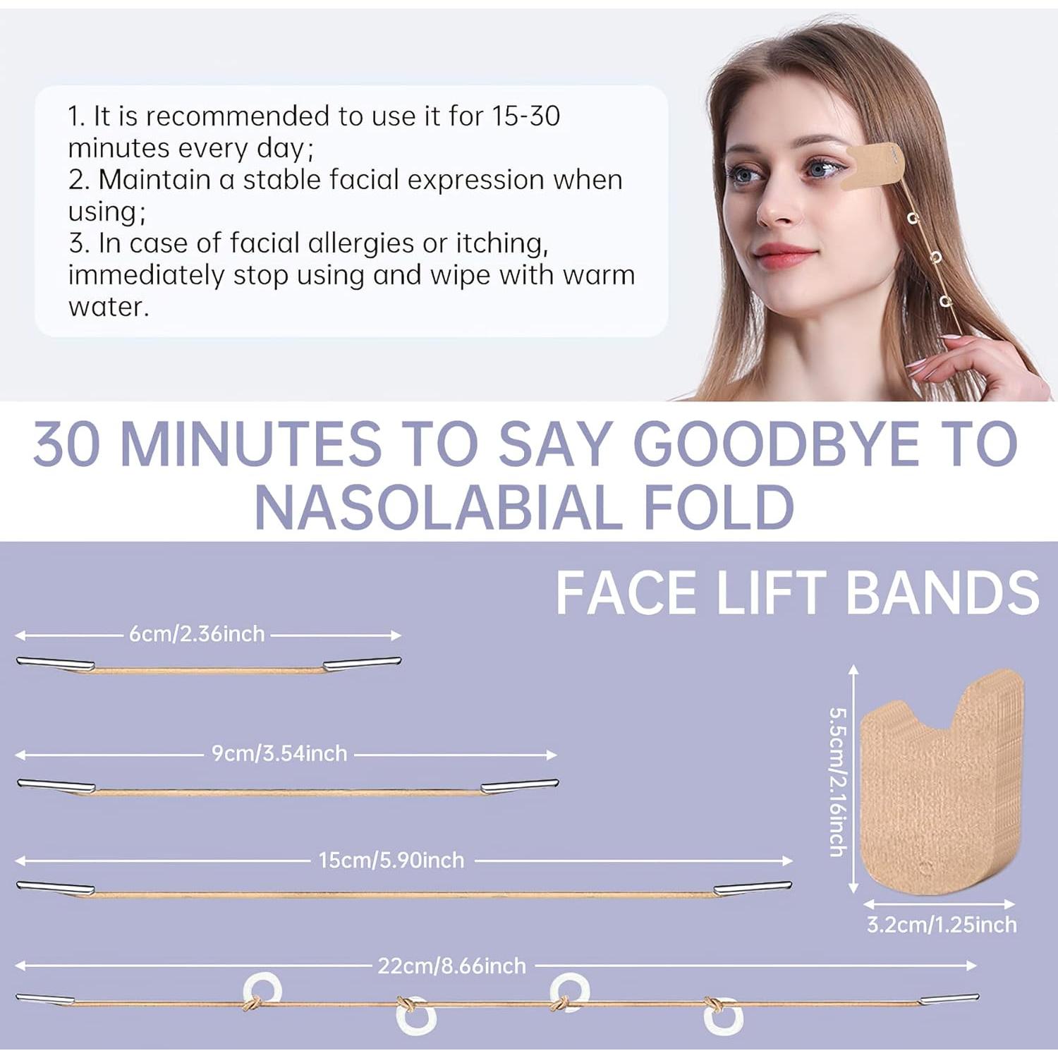 Cintas Elevadoras para Arrugas en Ojos Moonlight-ybh - 4 Cuerdas Fijas