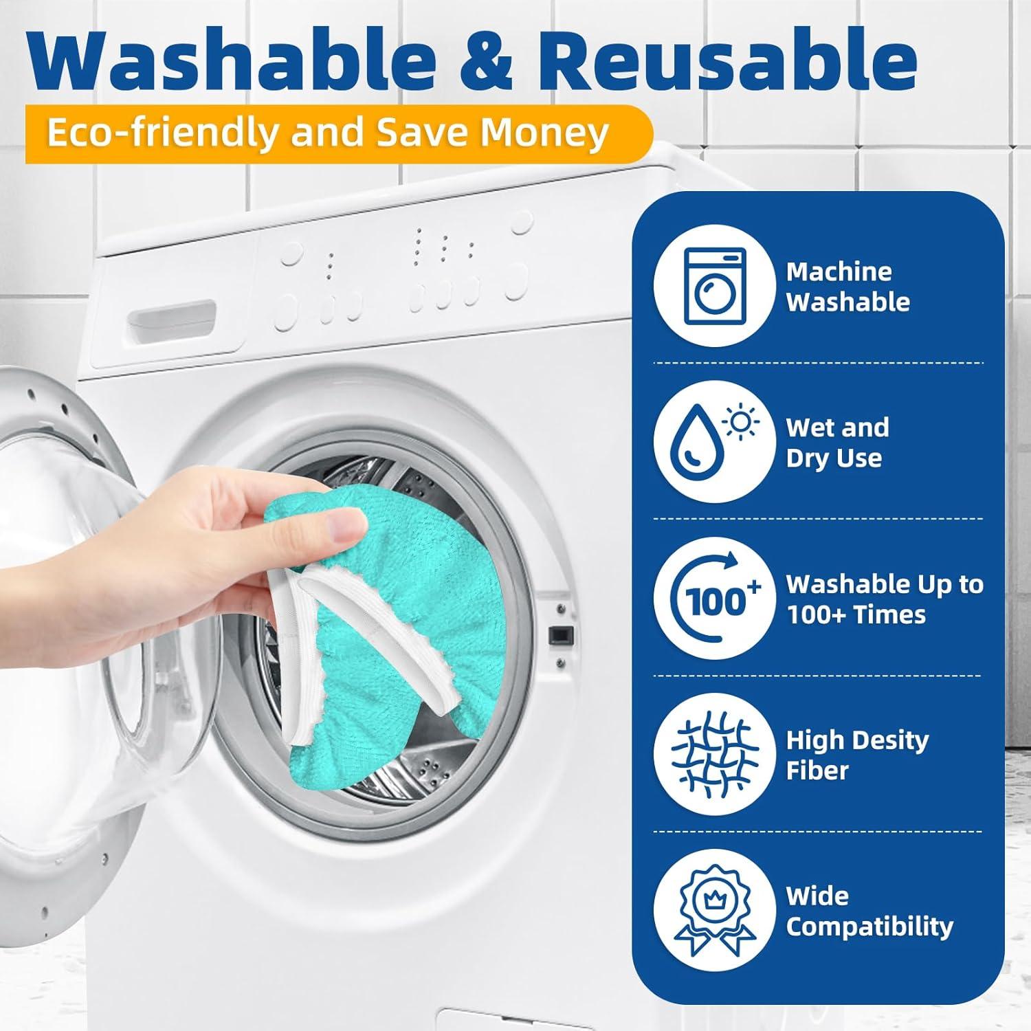 Paquete de 10 Paños de Microfibra LOVECO para Limpiador de Vapor