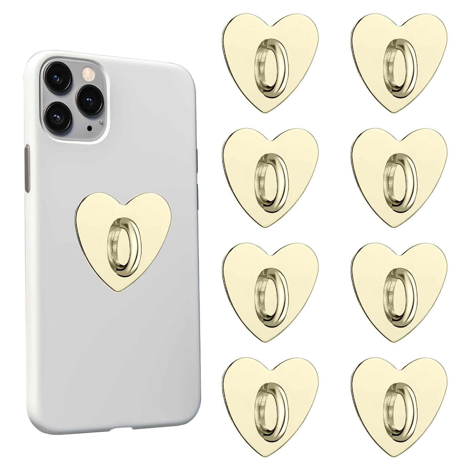 Soporte de Anillo para Teléfono Xinjoduz 8 Pcs Dorado