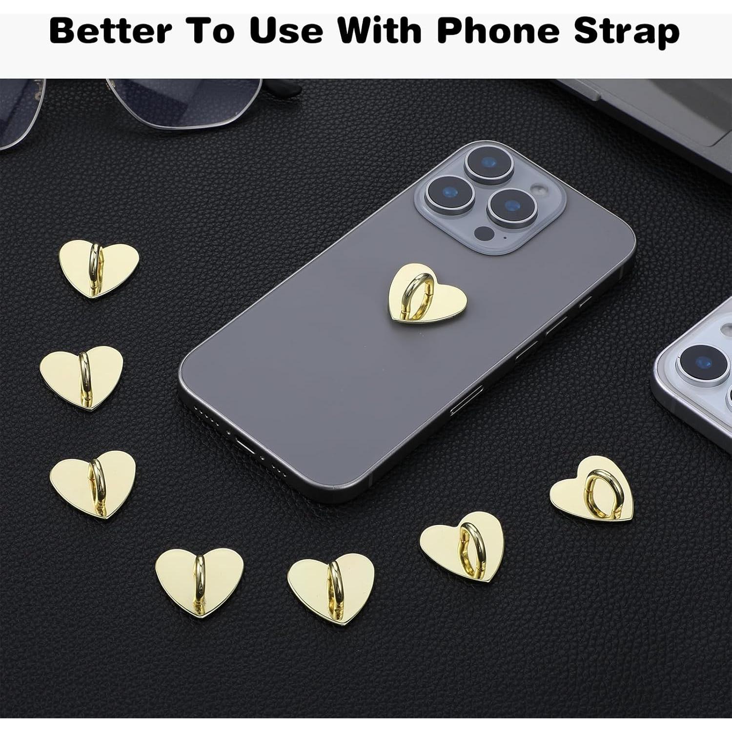 Soporte de Anillo para Teléfono Xinjoduz 8 Pcs Dorado