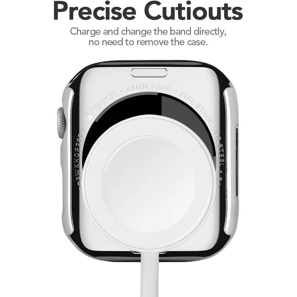 Funda protectora para Apple Watch 42mm Yolovie con cristales brillantes