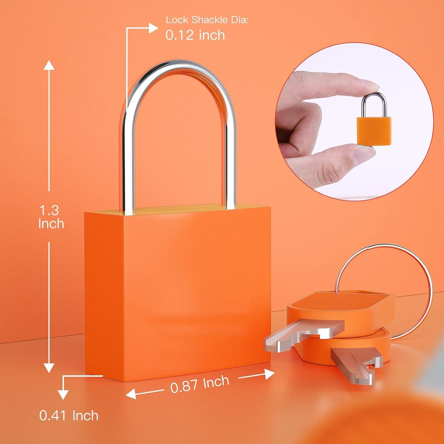 5 Cerraduras Pequeñas con Llaves Nrevichng Multicolor ABS