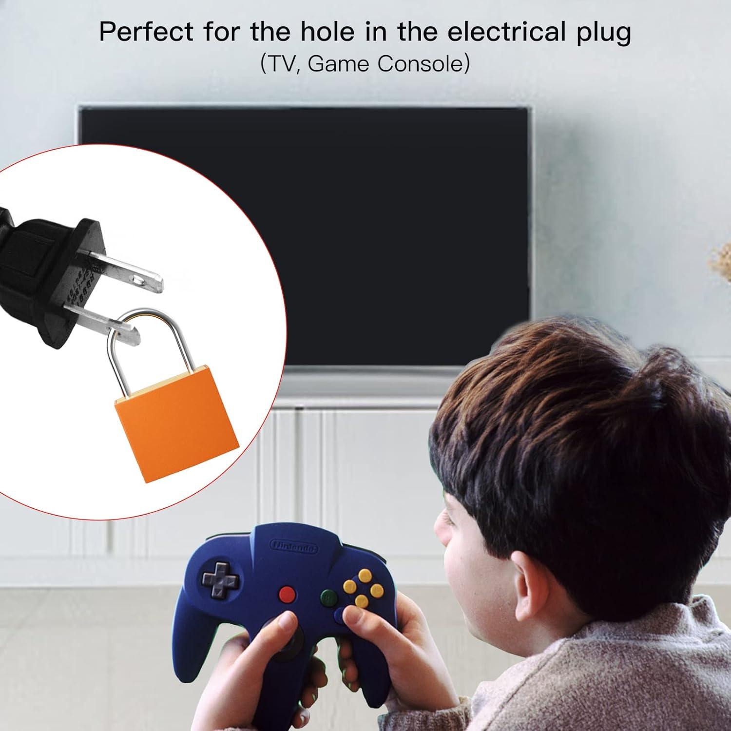 5 Cerraduras Pequeñas con Llaves Nrevichng Multicolor ABS