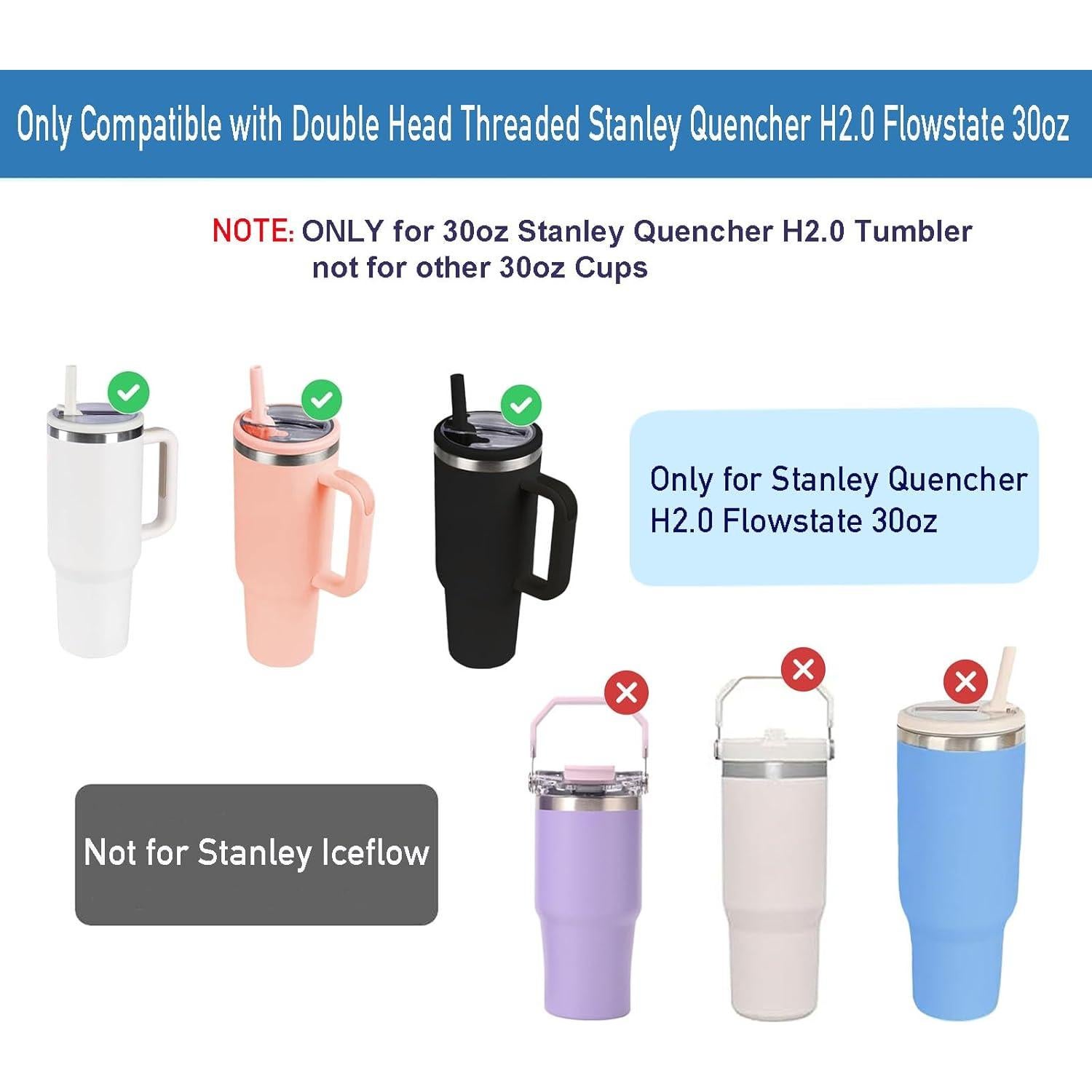 Paquete de 2 tapas de paja Bnoname 30 oz a prueba de fugas Verde Militar