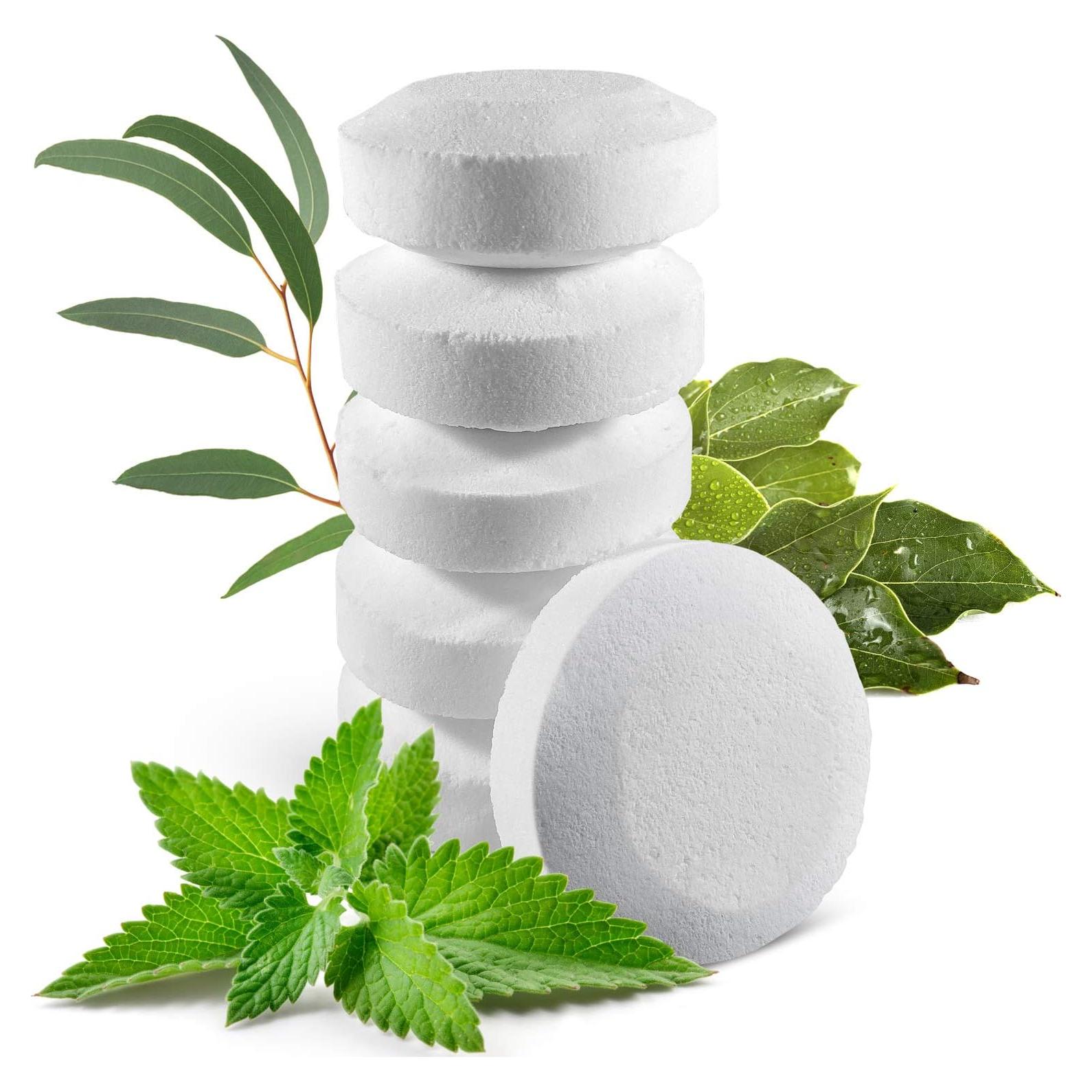 6 Tabletas de Vapor Orgánicas Relaxcation para Ducha 56.7g