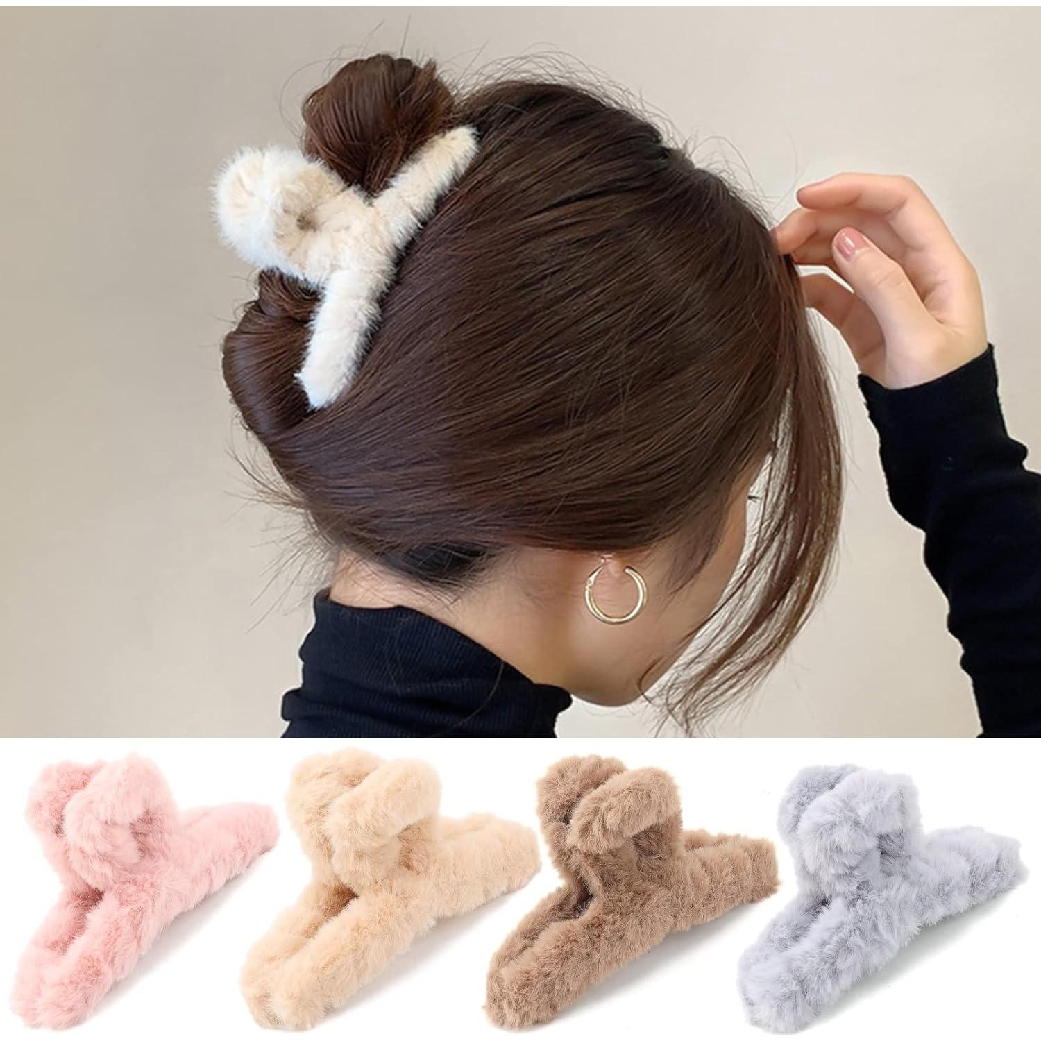 Clip para Cabello Seven Lucky, 7 Piezas 11.43 cm para Cabello Grueso