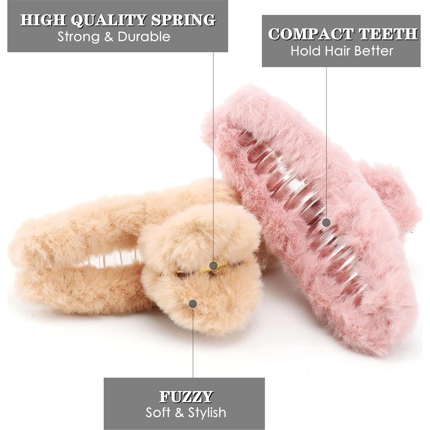 Clip para Cabello Seven Lucky, 7 Piezas 11.43 cm para Cabello Grueso