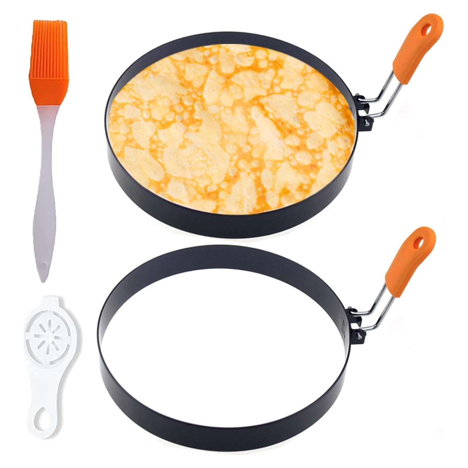 Anillos de Pancake y Huevo WOWITIS 15 cm - Acero Inoxidable