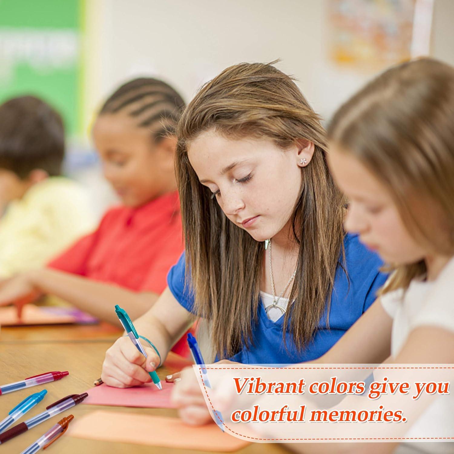 Juego de 16 bolígrafos de gel retráctiles Smart Color Art 0.7mm