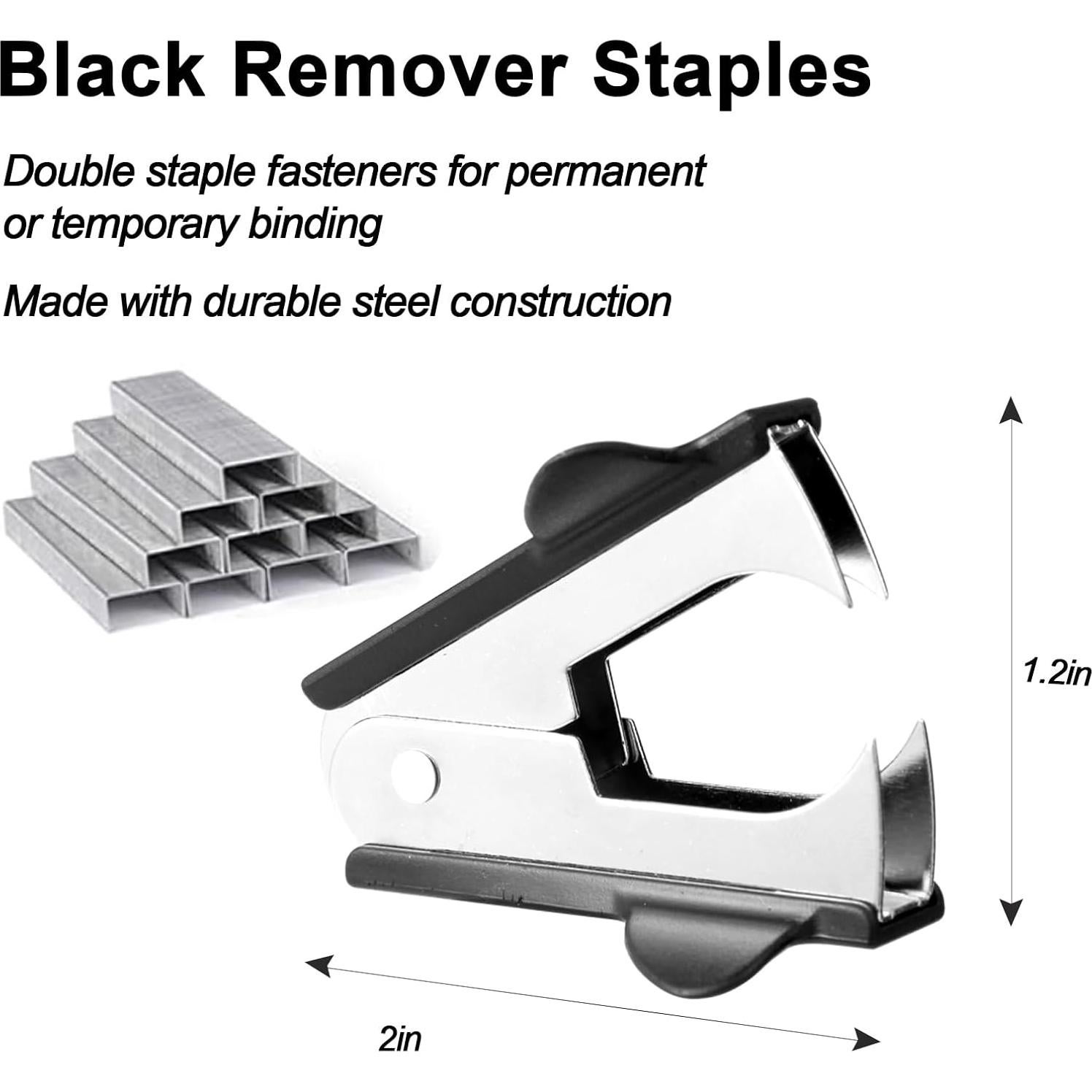 Grapadora Automática GROLENT Negra 25 Hojas + 1000 Grapas