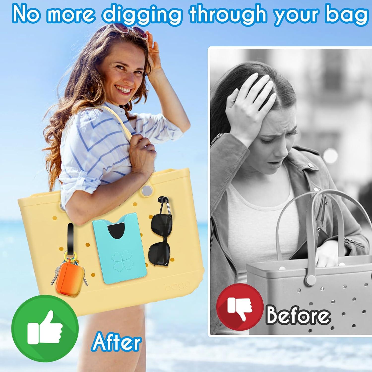 Ganchos Colgantes AIERSA para Organizador Bogg Bag - Negro