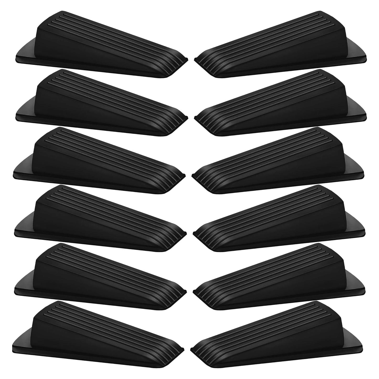 12 Tapones para Puertas Beieverluck de Goma Montaje Suelo