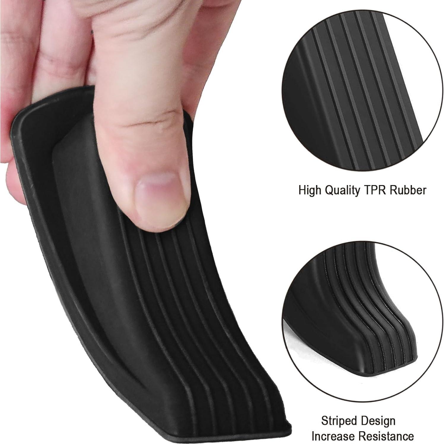 12 Tapones para Puertas Beieverluck de Goma Montaje Suelo