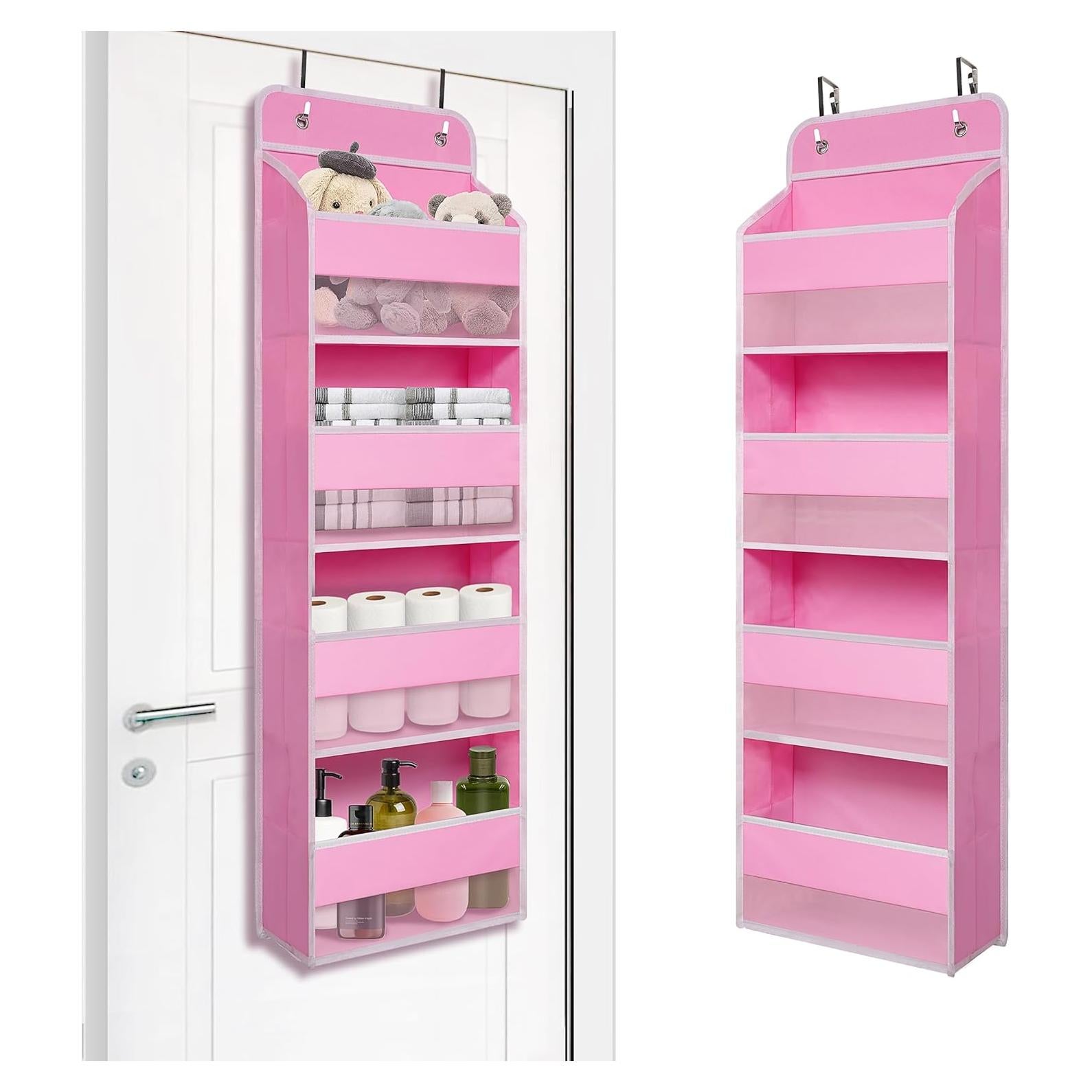 Organizador Colgante Giraffe Creation Rosa 4 Bolsillos 33x14x16.5cm